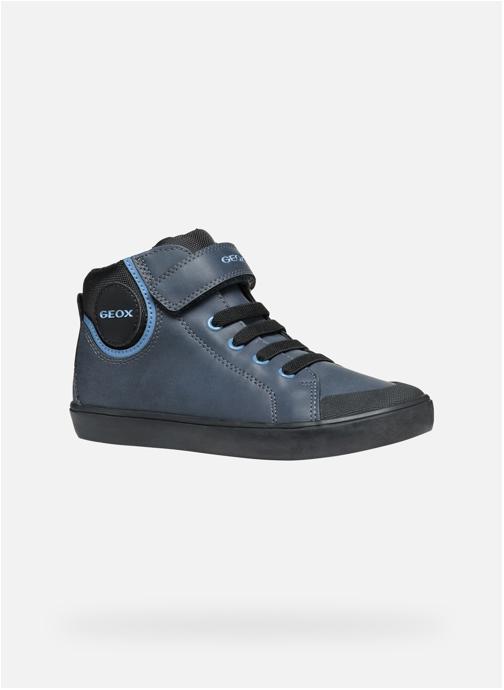 Geox Baskets basses J GISLI BOY garçon bleu