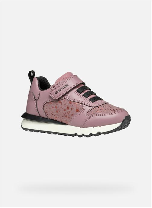 Geox Baskets basses J FASTICS GIRL fille rose