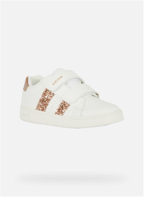 Geox Baskets basses ECLYPER GIRL fille blanc