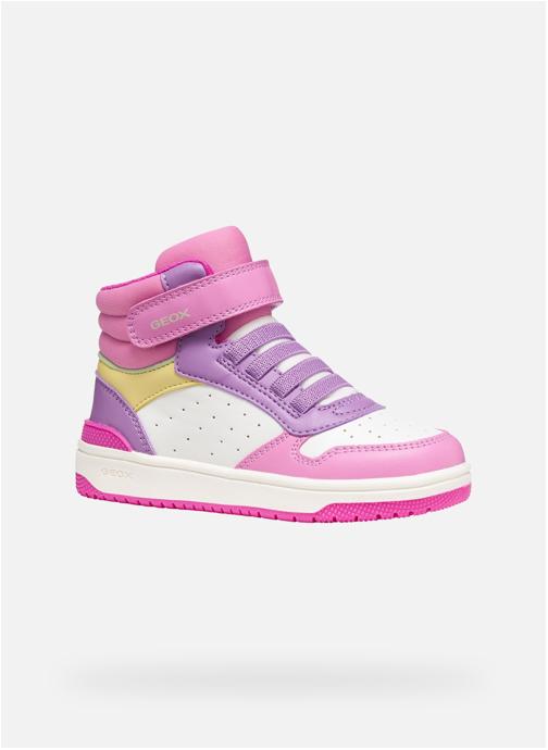 Geox Baskets basses WASHIBA JUNIOR fille rose