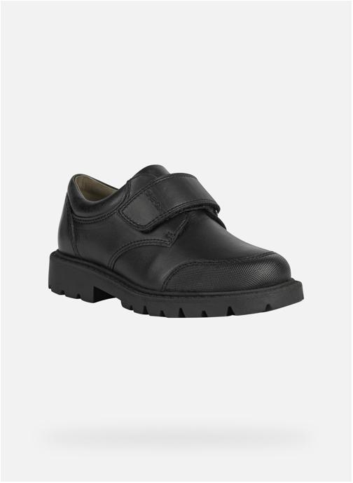 Geox Mocassins J SHAYLAX BOY garçon noir