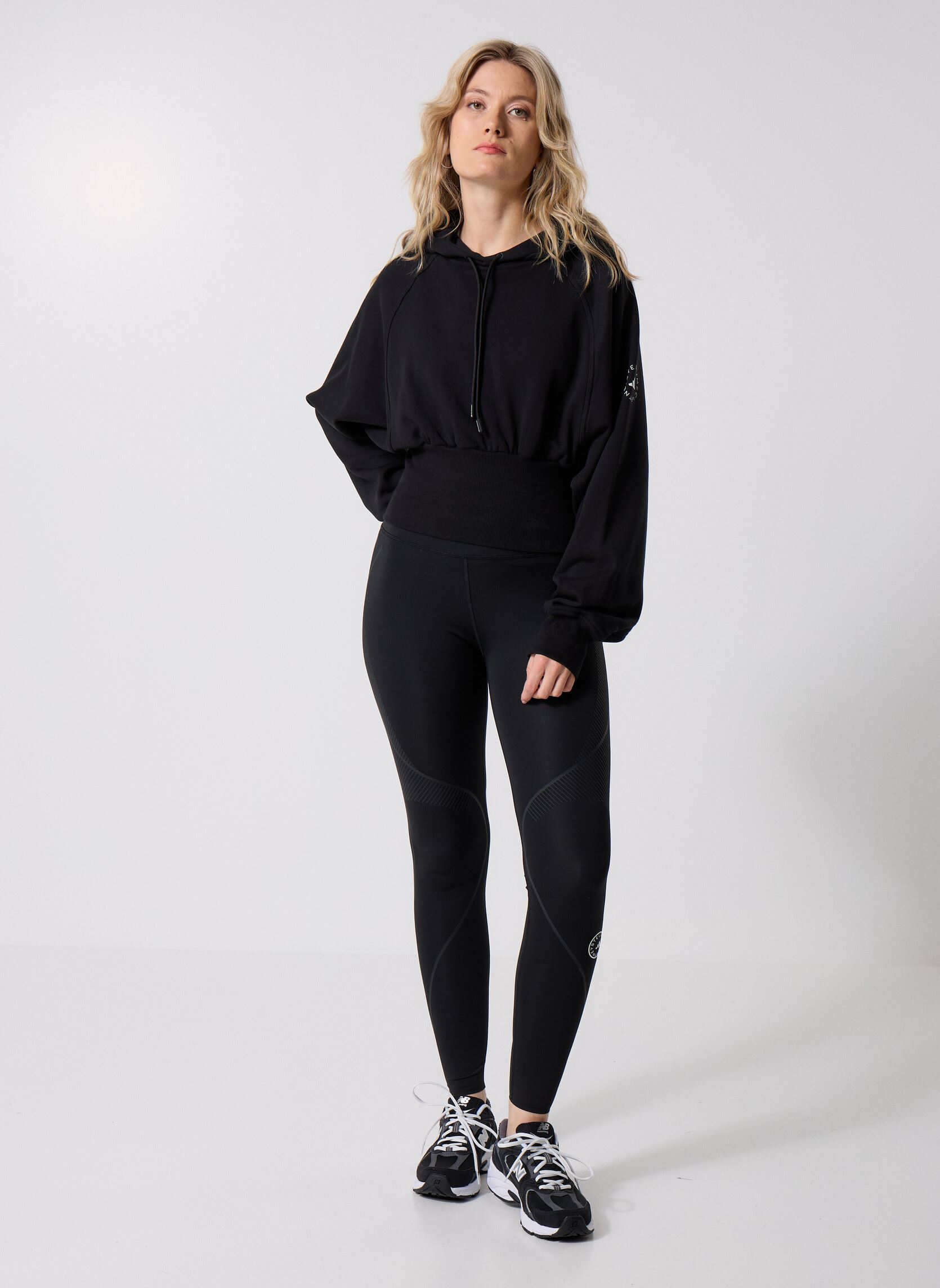 Sweats à capuche Asmc Cr Hoodie femme noir adidas by Stella McCartney Sweats à capuche Asmc Cr Hoodie femme noir BLACK