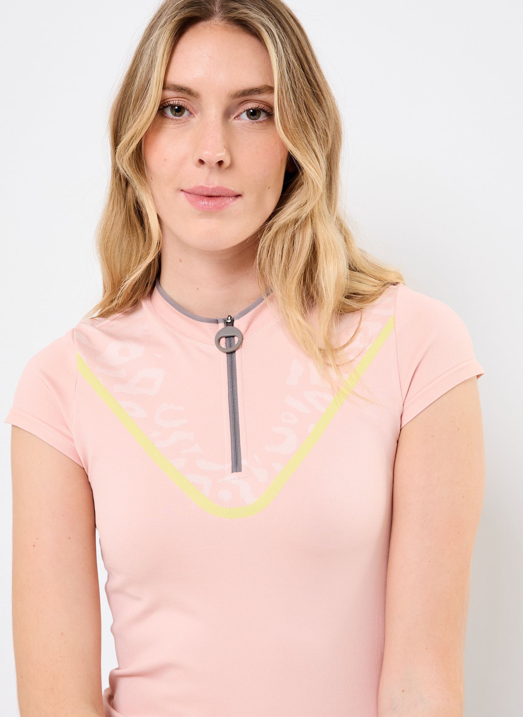 Polo a maniche corte Asmc Golf Polo donna rosa adidas by Stella McCartney Polo a maniche corte Asmc Golf Polo donna rosa ROSVAP