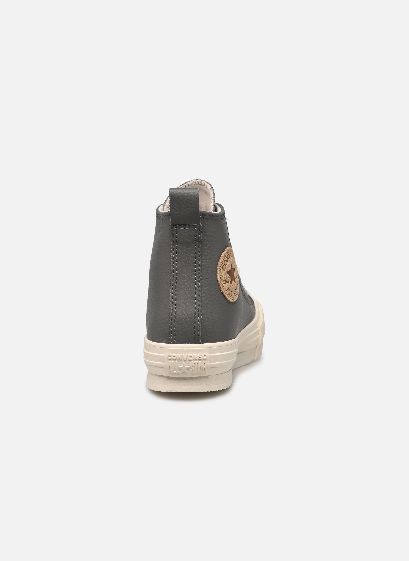 Baskets Chuck Taylor All Star Eva Lift Leather H fille gris Converse Baskets Chuck Taylor All Star Eva Lift Leather H fille gris Sharkskin/Warm Quarry