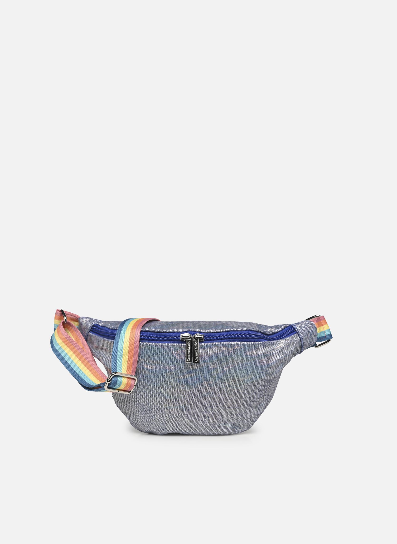 Heuptassen Banane mom dames blauw Caramel & Cie Heuptassen Banane mom dames blauw Irisé bleu nuit