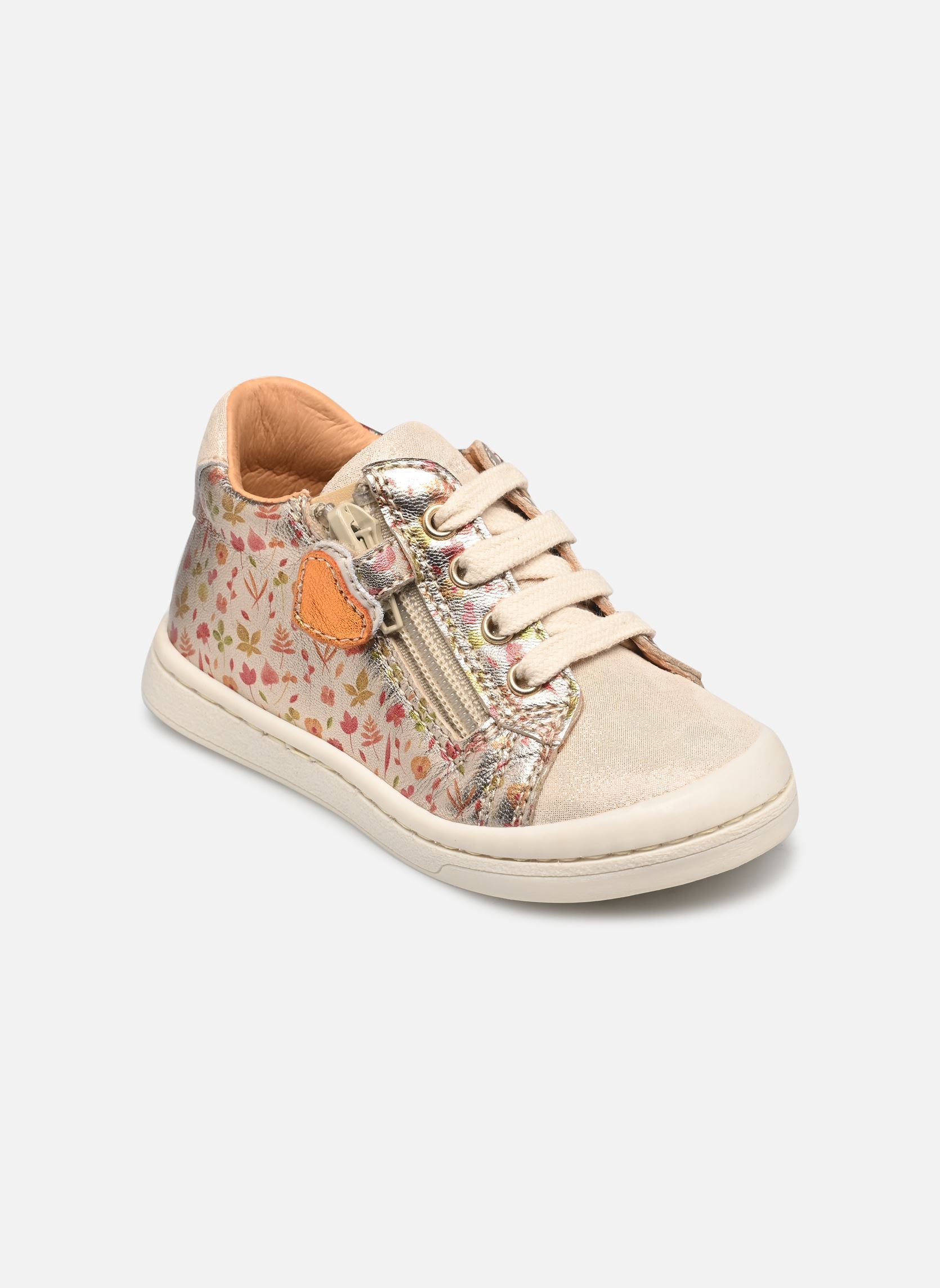 Niedrige Sneaker Amourette mädchen gold und bronze Babybotte Niedrige Sneaker Amourette mädchen gold und bronze PLATINE