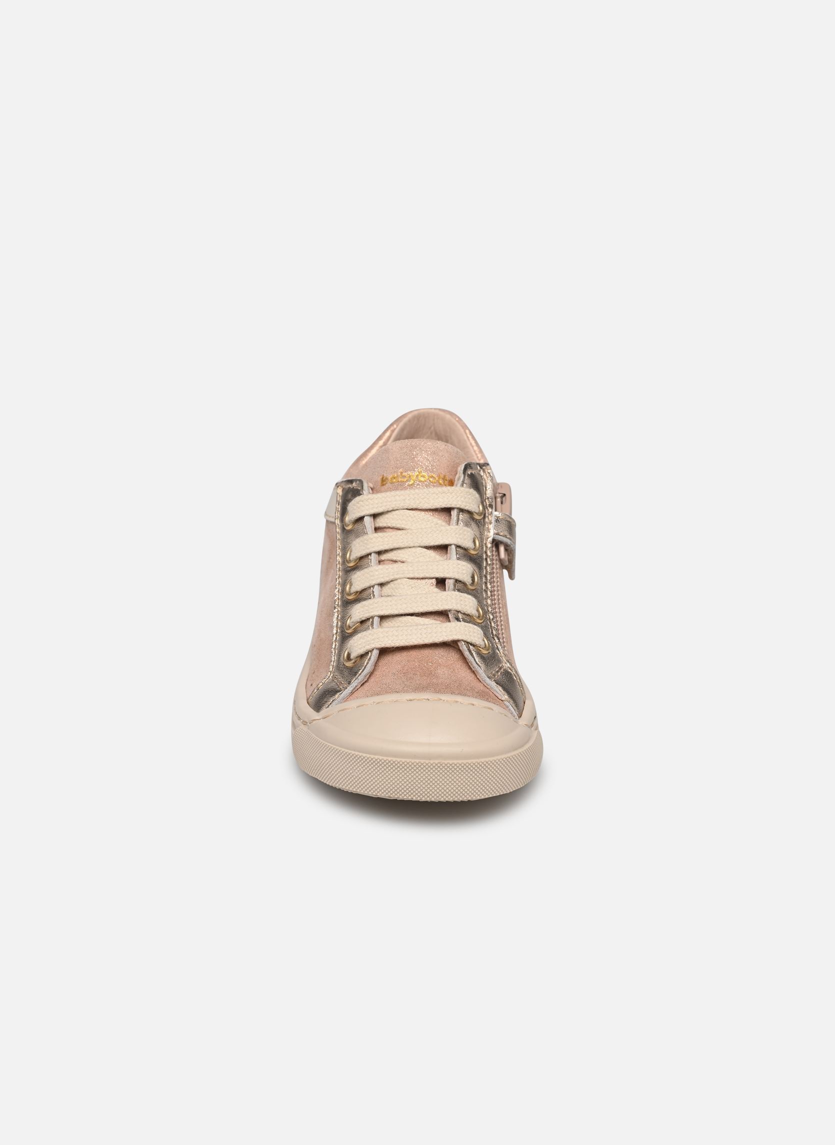 Baskets basses Amande fille rose Babybotte Baskets basses Amande fille rose ROSE
