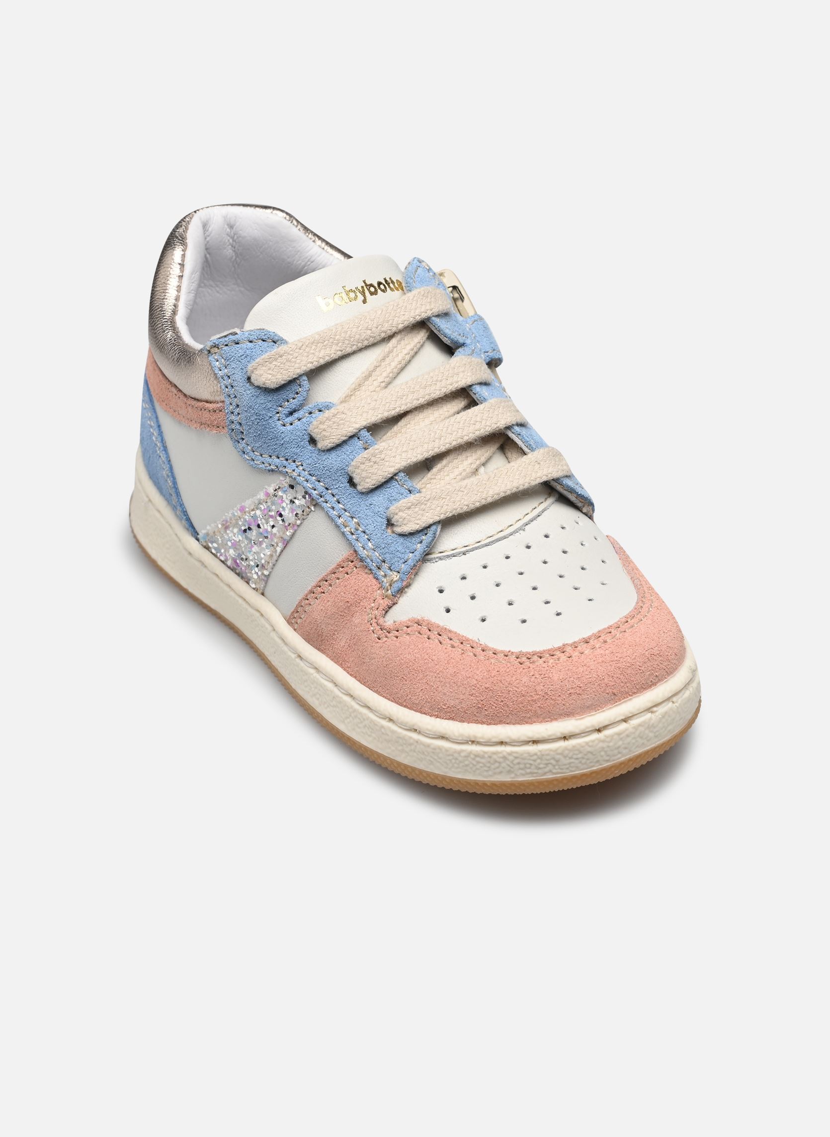 Baskets basses Atlanta fille blanc Babybotte Baskets basses Atlanta fille blanc BLANC