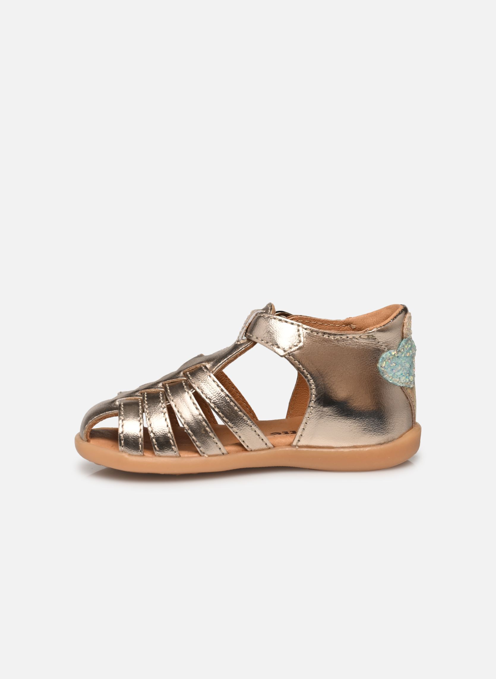 Sandalias Gourmandis niña oro y bronce Babybotte Sandalias Gourmandis niña oro y bronce PLATINE