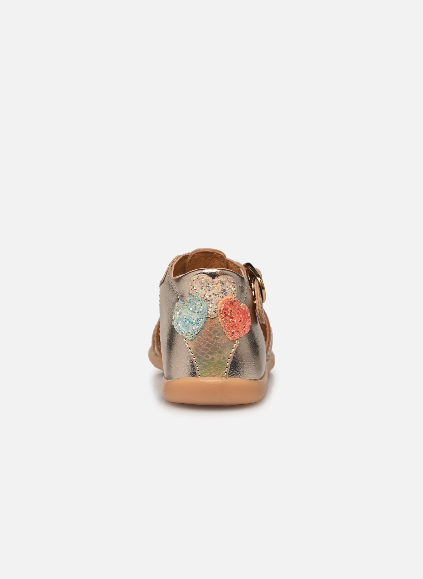 Sandalias Gourmandis niña oro y bronce Babybotte Sandalias Gourmandis niña oro y bronce PLATINE