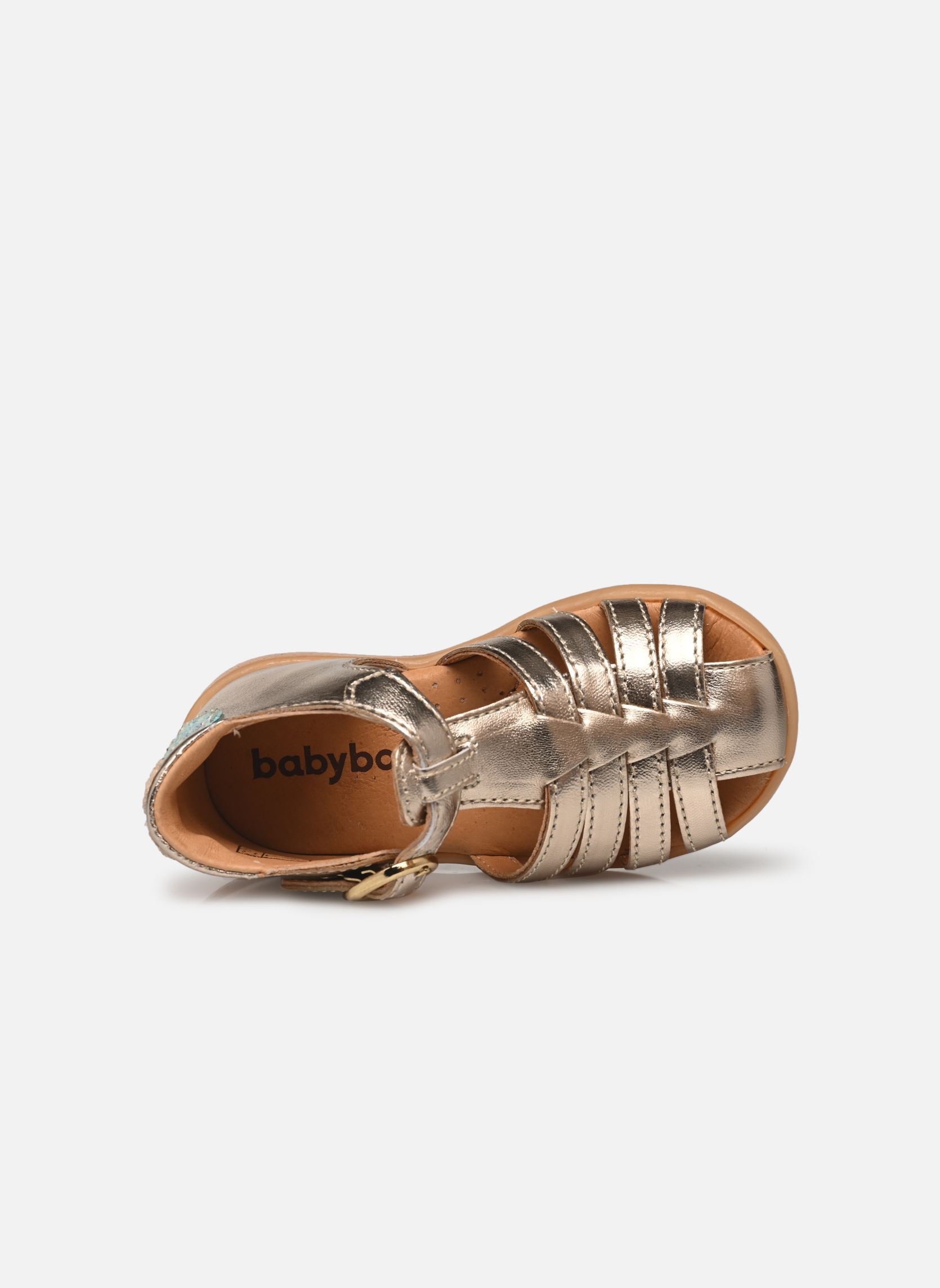 Sandalias Gourmandis niña oro y bronce Babybotte Sandalias Gourmandis niña oro y bronce PLATINE