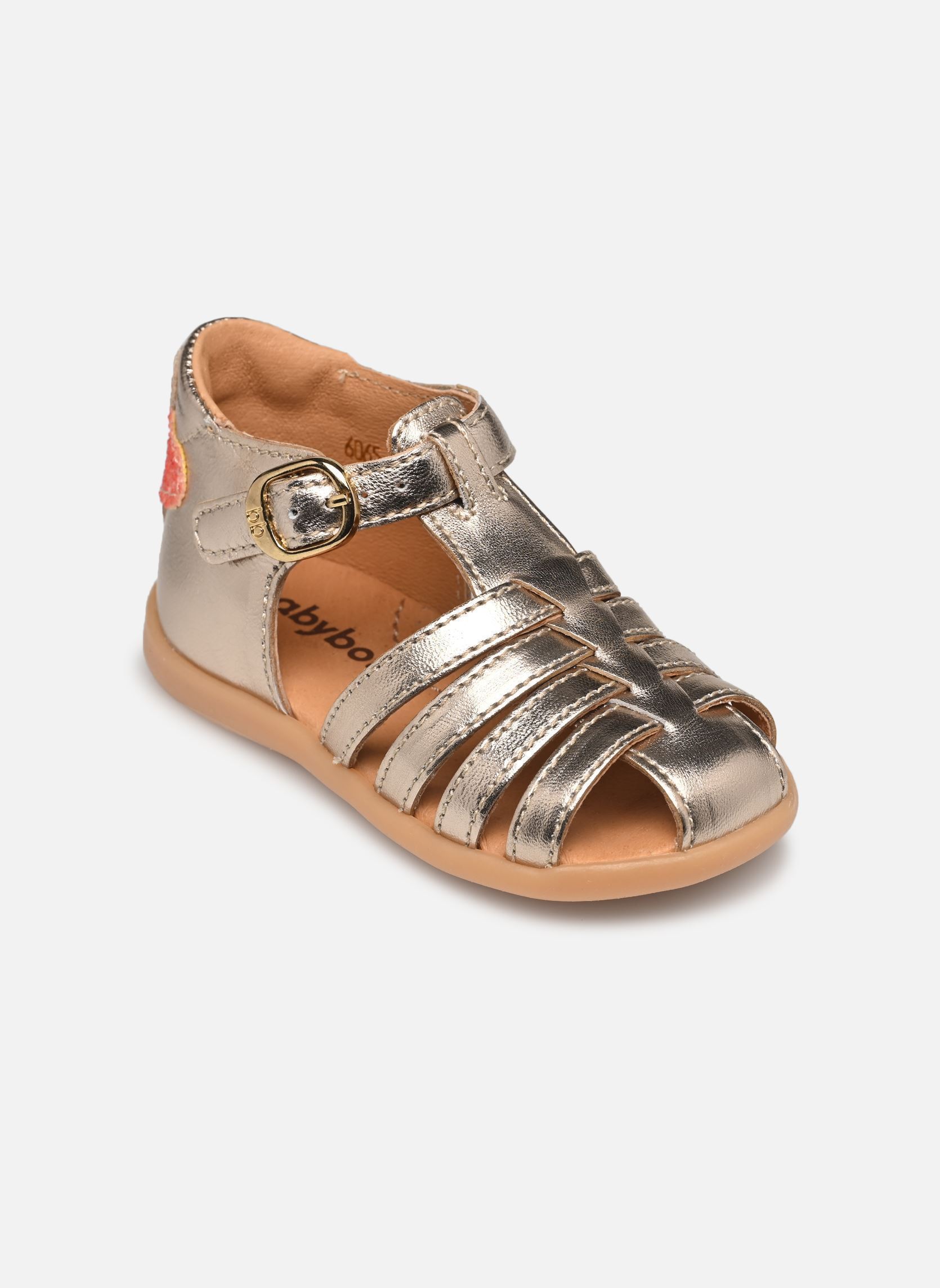 Sandalias Gourmandis niña oro y bronce Babybotte Sandalias Gourmandis niña oro y bronce PLATINE