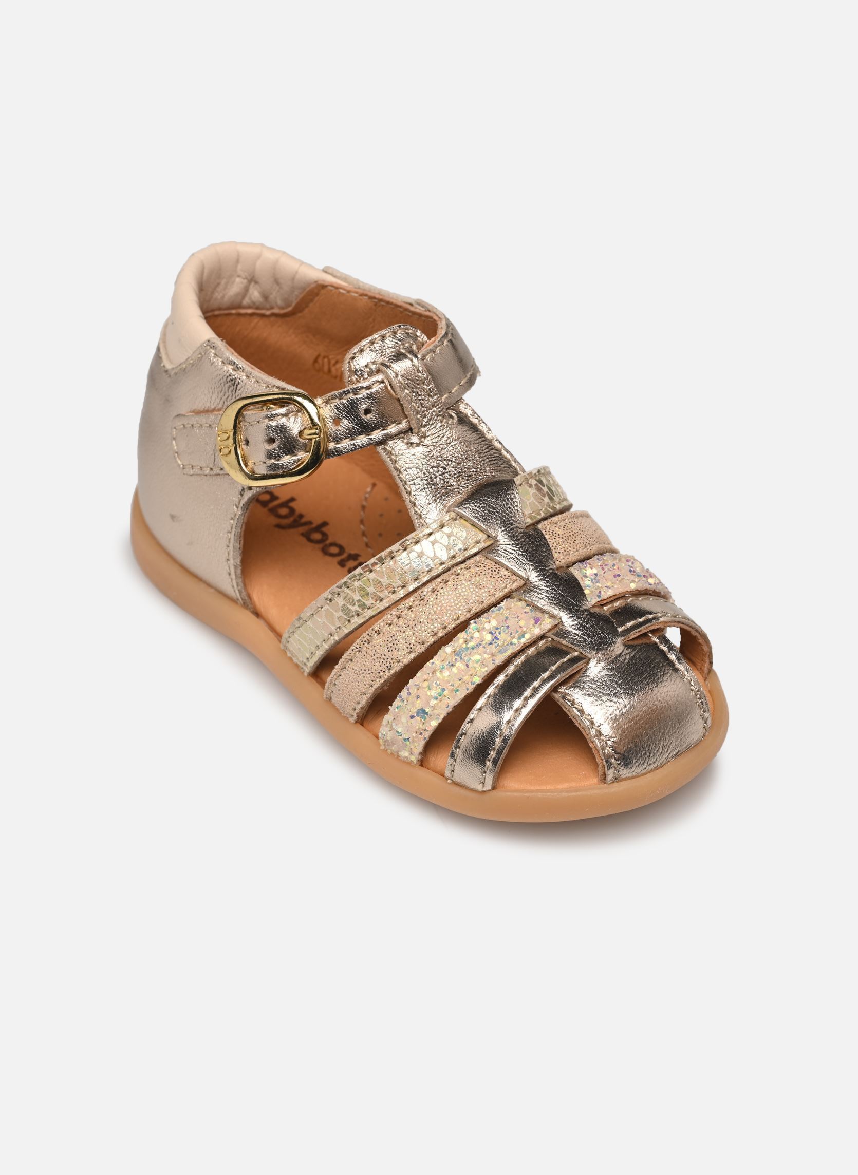 Sandalen Guppy R mädchen gold und bronze Babybotte Sandalen Guppy R mädchen gold und bronze PLATINE