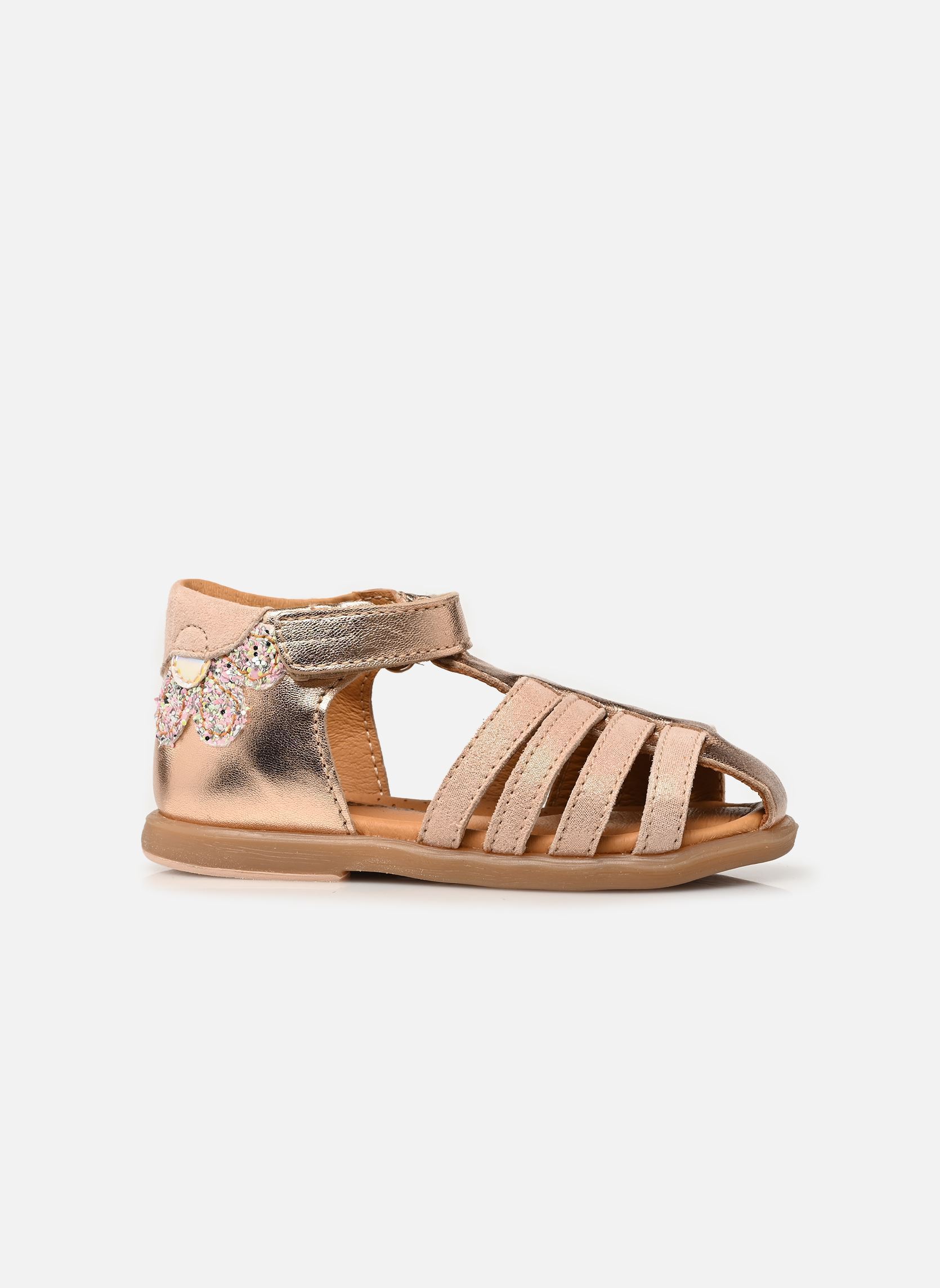 Sandalen Taruche mädchen silber Babybotte Sandalen Taruche mädchen silber PLATINE