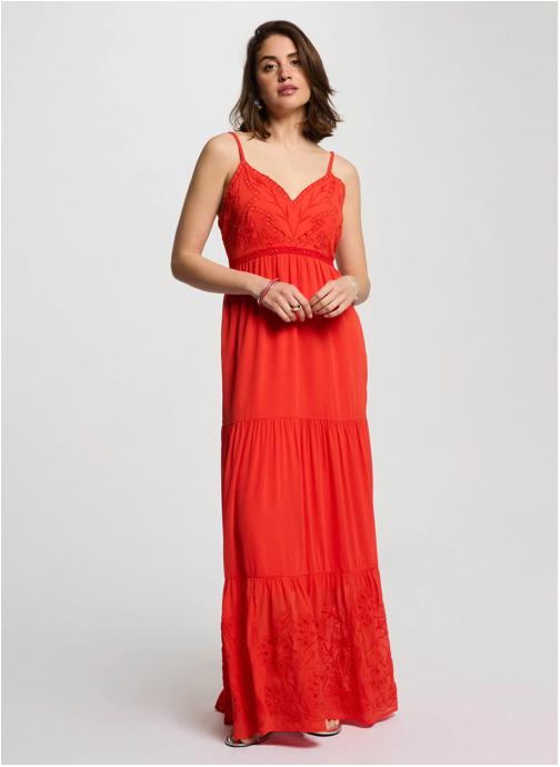 Morgan Robes 242-ROUBI femme orange
