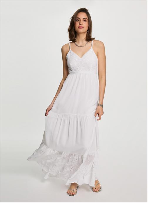 Morgan Robes 242-ROUBI femme blanc