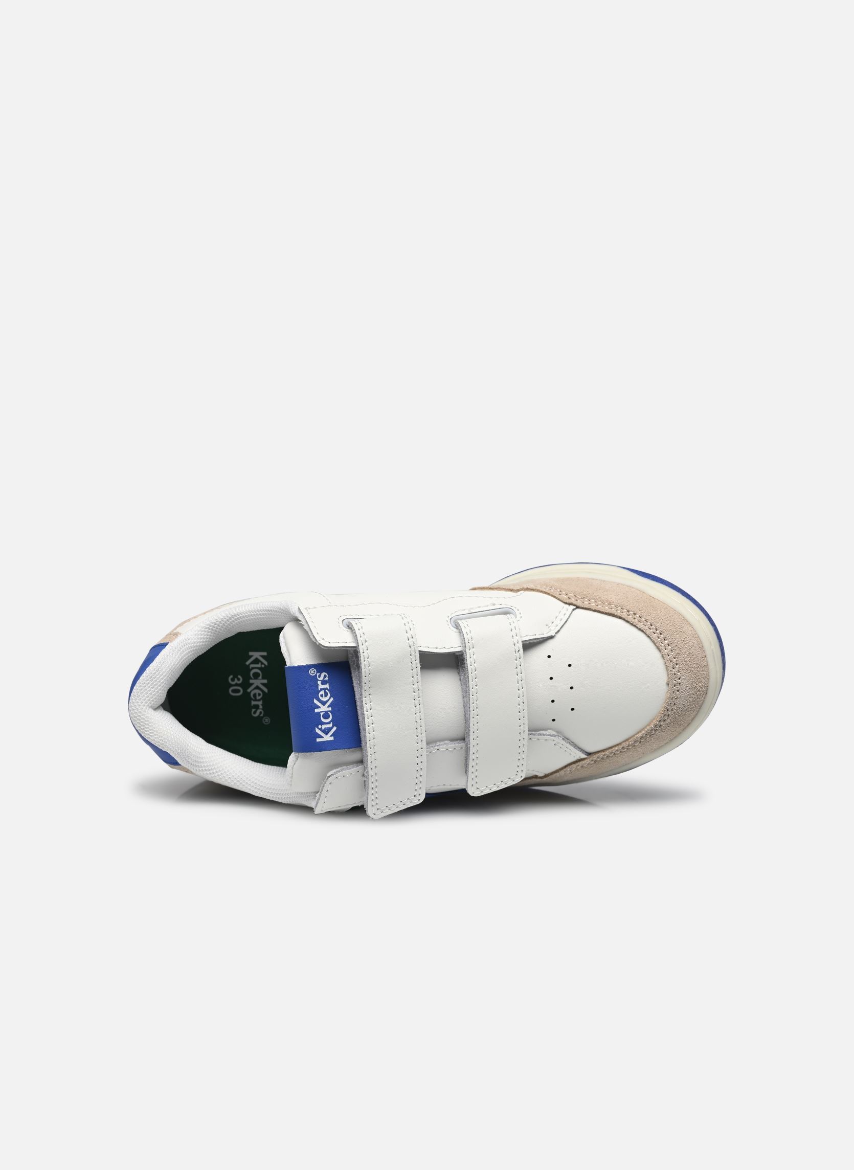 Niedrige Sneaker KICK KAGAL weiß Kickers Niedrige Sneaker KICK KAGAL weiß BLANC CASSE BLEU