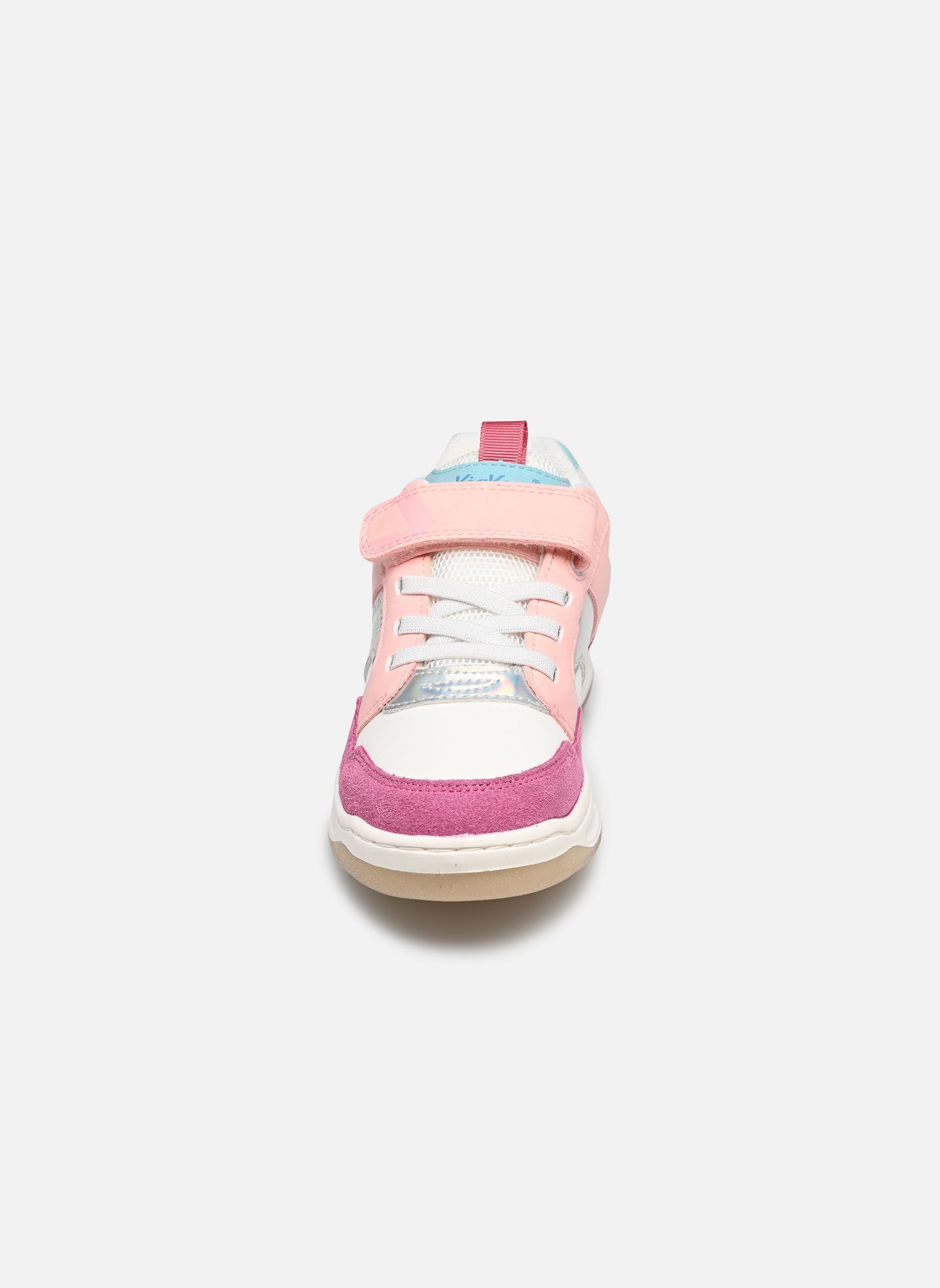 Baskets basses KICKARTING fille multicolore Kickers Baskets basses KICKARTING fille multicolore BLANC FUCHSIA ROSE