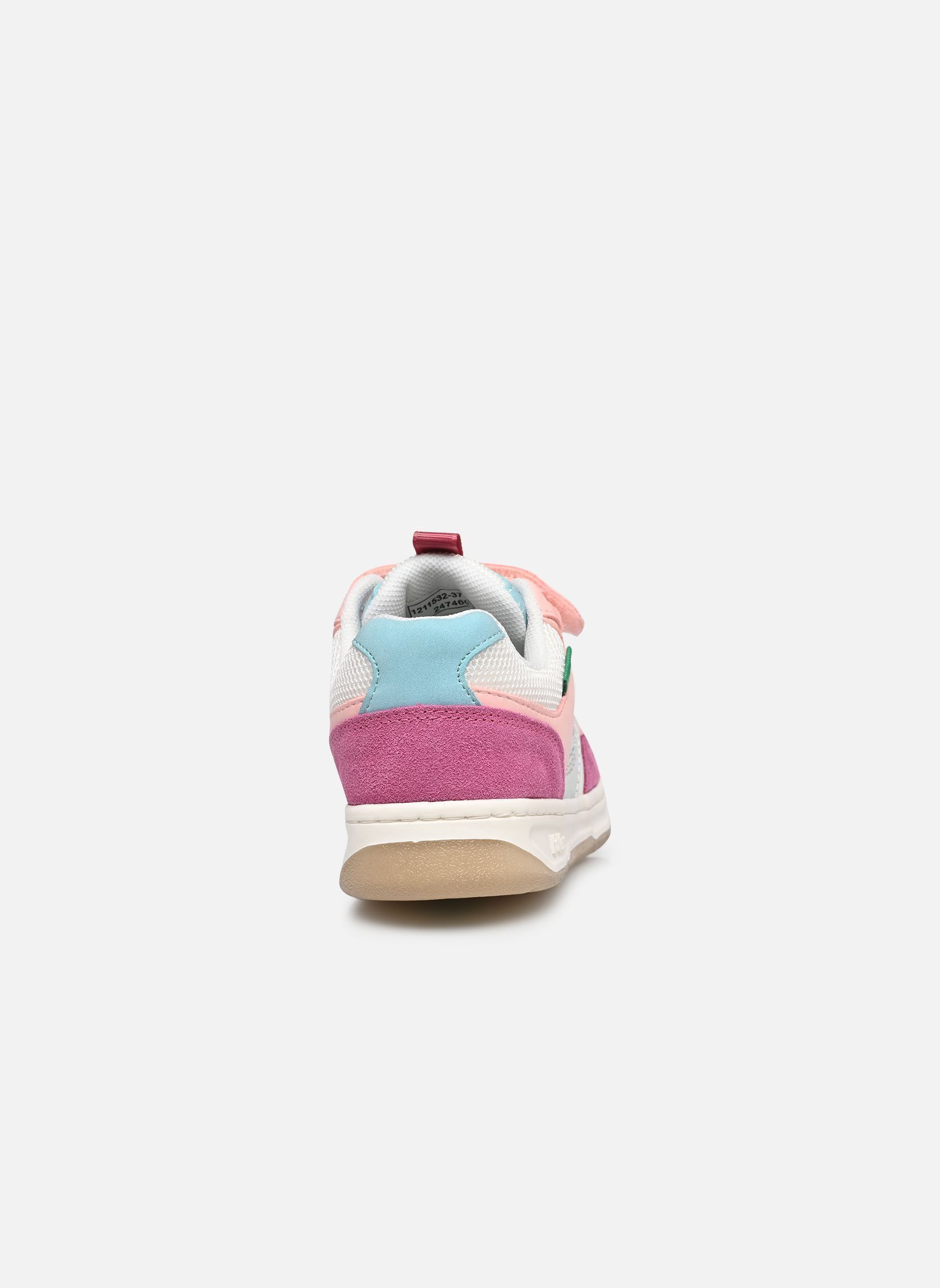 Baskets basses KICKARTING fille multicolore Kickers Baskets basses KICKARTING fille multicolore BLANC FUCHSIA ROSE