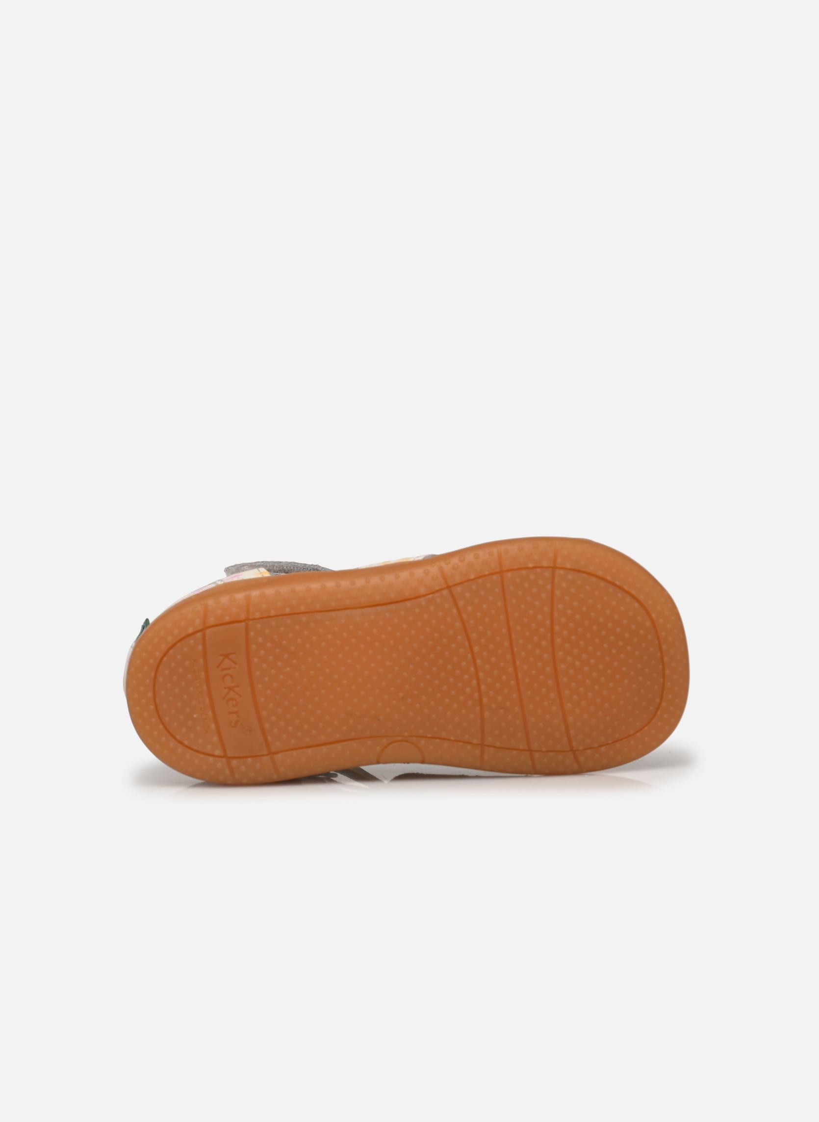 Sandalen KICK FLO mädchen weiß Kickers Sandalen KICK FLO mädchen weiß BLANC IMPRIME FESTI ETE
