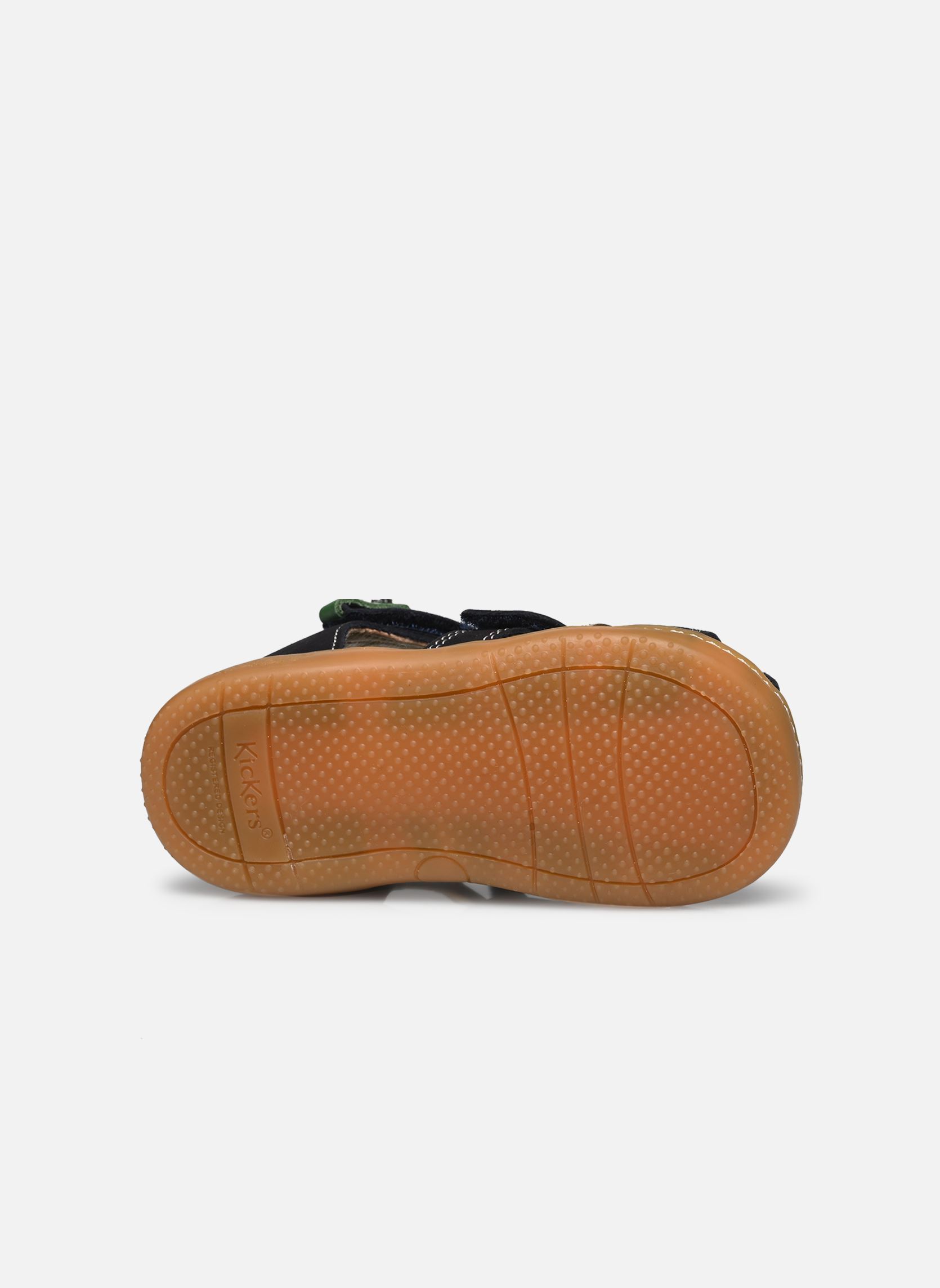 Sandalen KICK POD jongens blauw Kickers Sandalen KICK POD jongens blauw MARINE BEIGE ORANGE