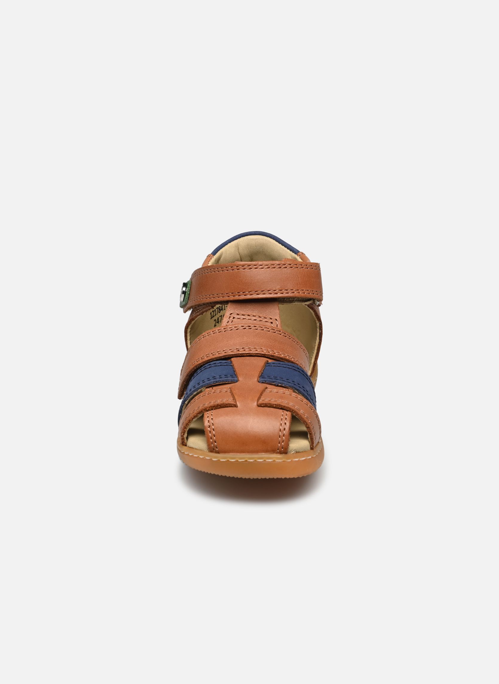 Sandales KICK POD garçon marron Kickers Sandales KICK POD garçon marron CAMEL MARINE
