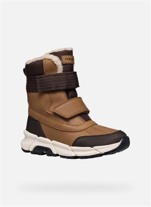 Geox Bottines J FLEXYPER PLUS BOY B ABX garçon marron