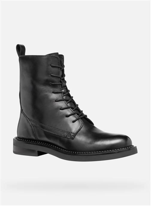 Geox Bottines basses D SERILDA femme noir