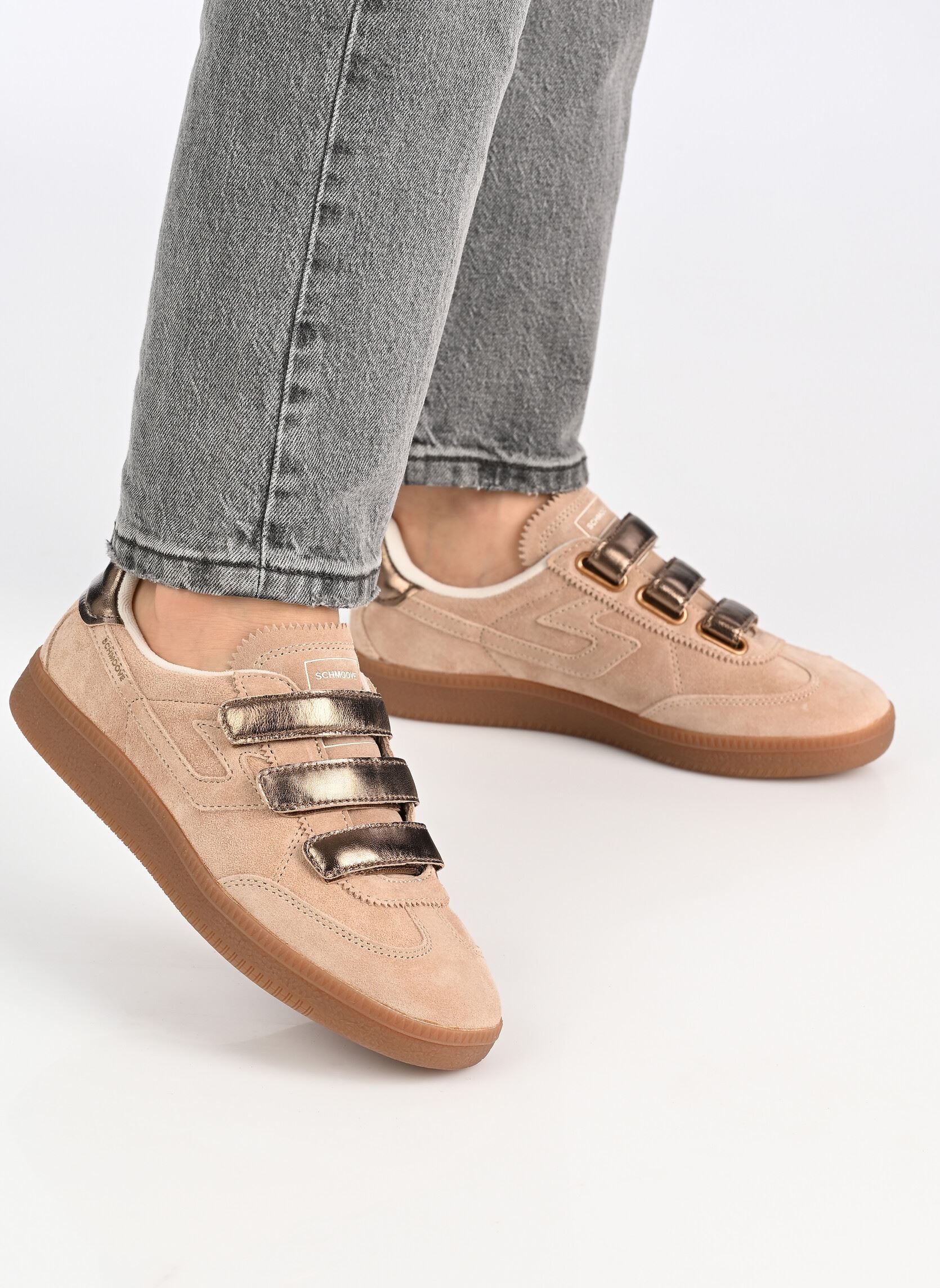 Sneakers Sheffield Straps W dames beige Schmoove Sneakers Sheffield Straps W dames beige NUDE/BRONZE