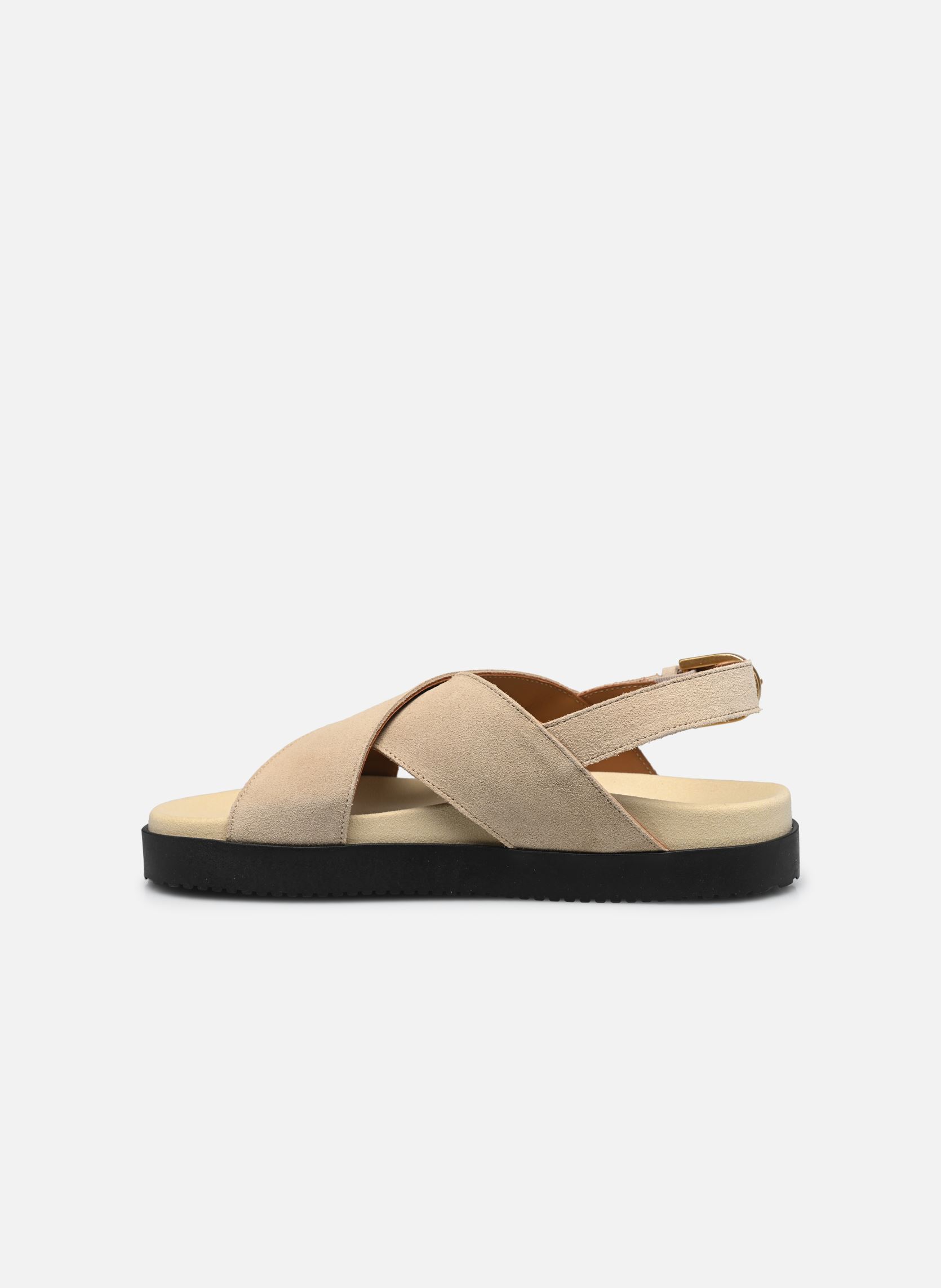 Platte sandalen Maya Sandale W dames beige Schmoove Platte sandalen Maya Sandale W dames beige LIGHT CREAM