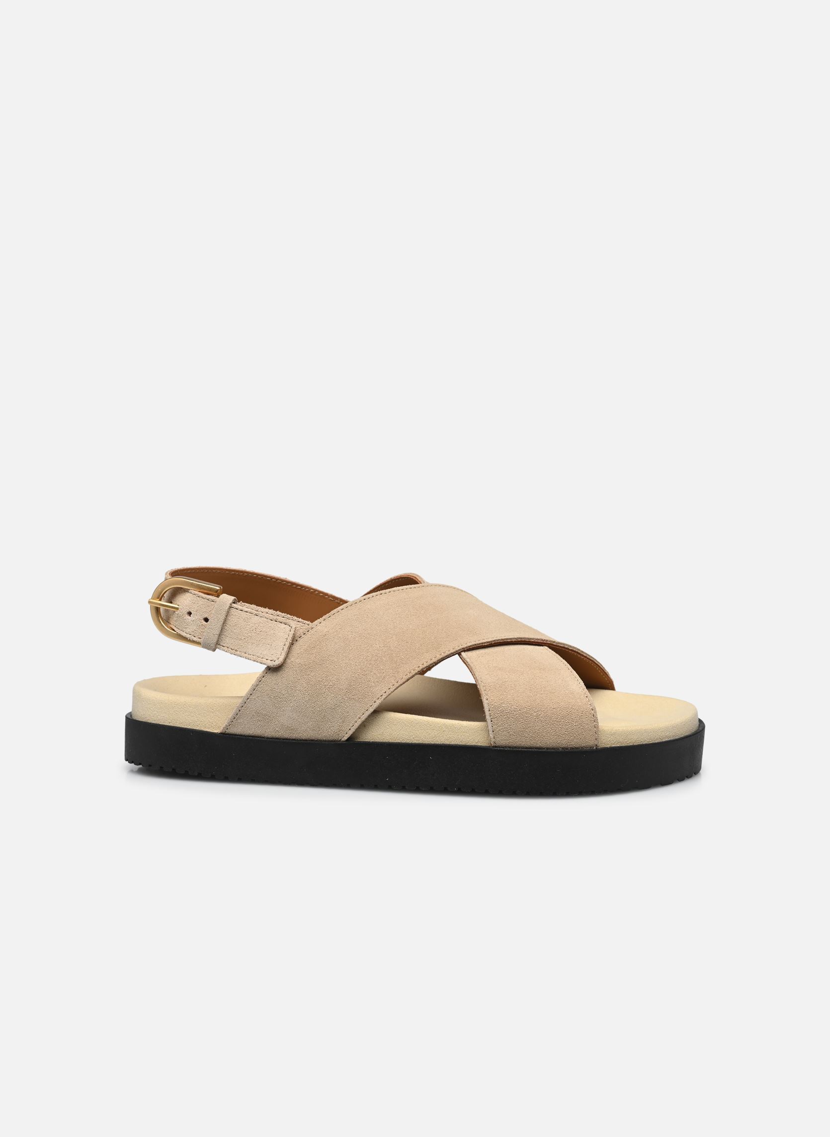 Platte sandalen Maya Sandale W dames beige Schmoove Platte sandalen Maya Sandale W dames beige LIGHT CREAM