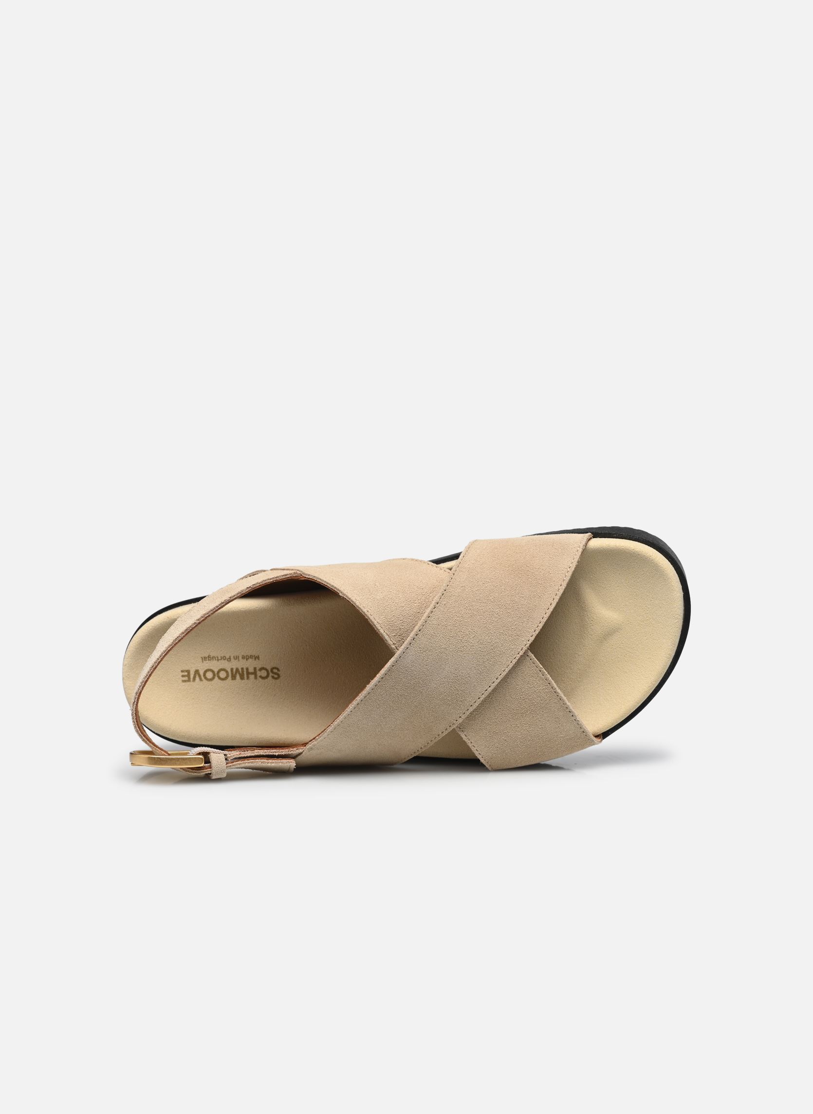 Platte sandalen Maya Sandale W dames beige Schmoove Platte sandalen Maya Sandale W dames beige LIGHT CREAM