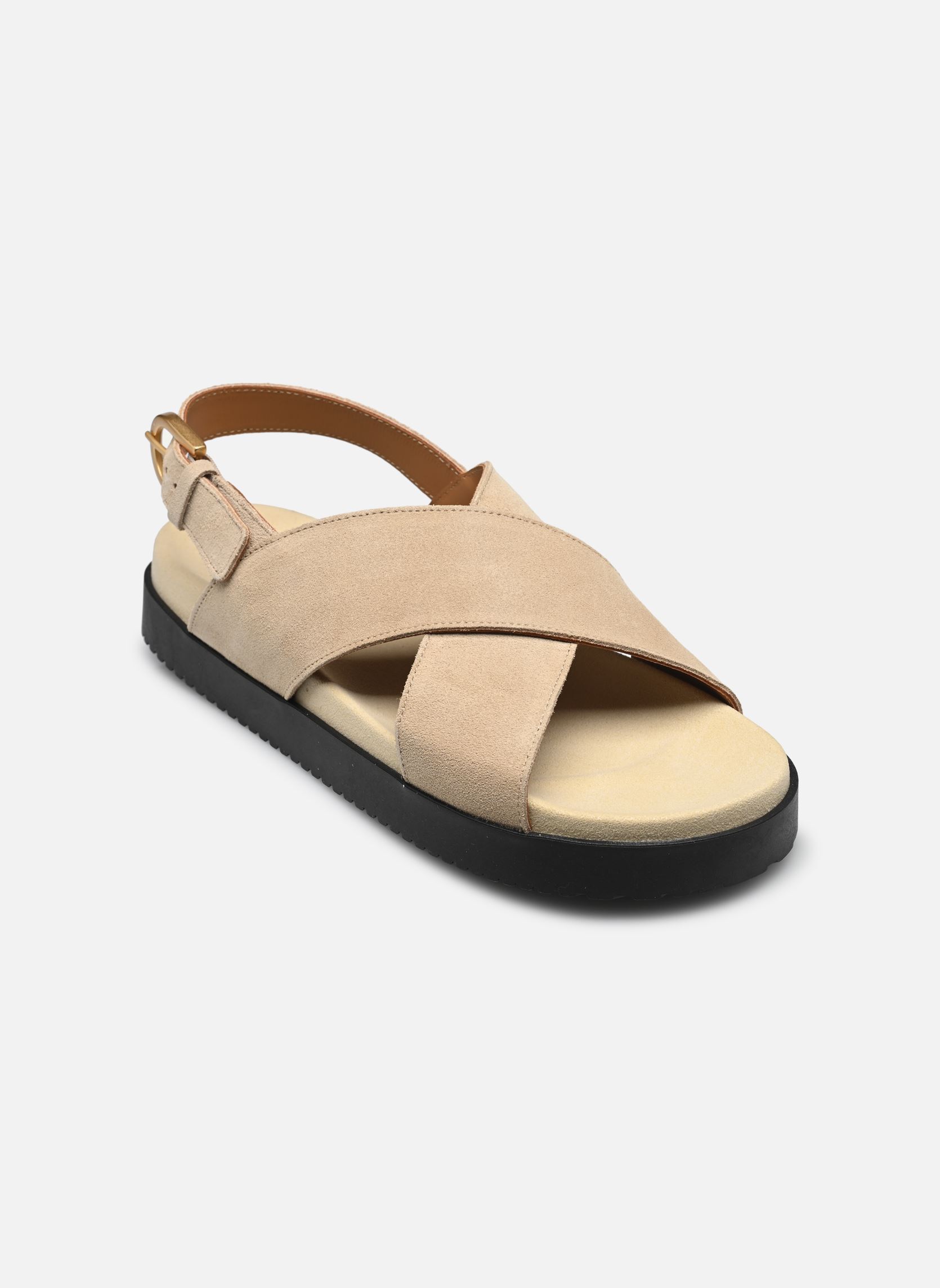 Platte sandalen Maya Sandale W dames beige Schmoove Platte sandalen Maya Sandale W dames beige LIGHT CREAM