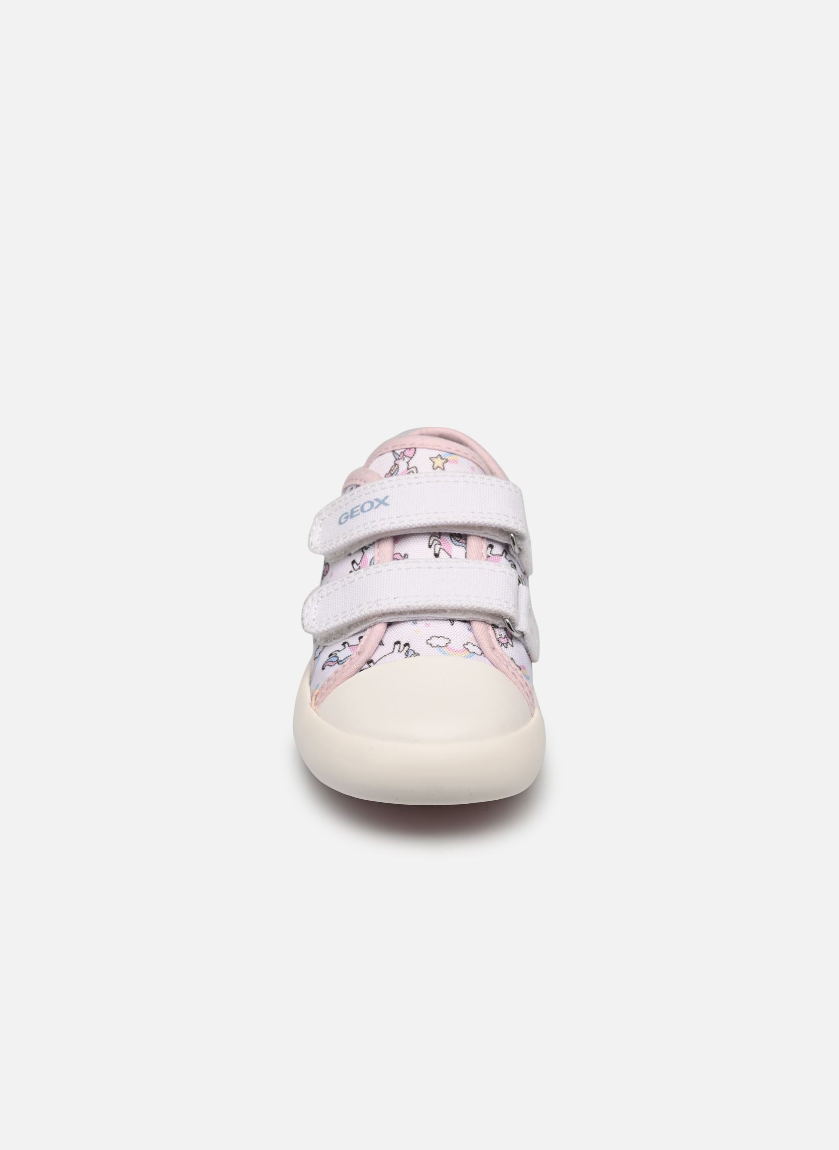 Lage sneakers B GISLI GIRL B meisjes wit Geox Lage sneakers B GISLI GIRL B meisjes wit Blanc / Rose