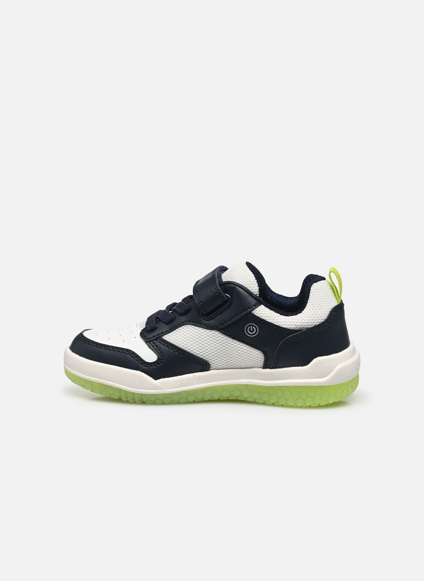 Niedrige Sneaker J BUZZERLIGHT BOY B jungen mehrfarbig Geox Niedrige Sneaker J BUZZERLIGHT BOY B jungen mehrfarbig Bleu Marine/Citron