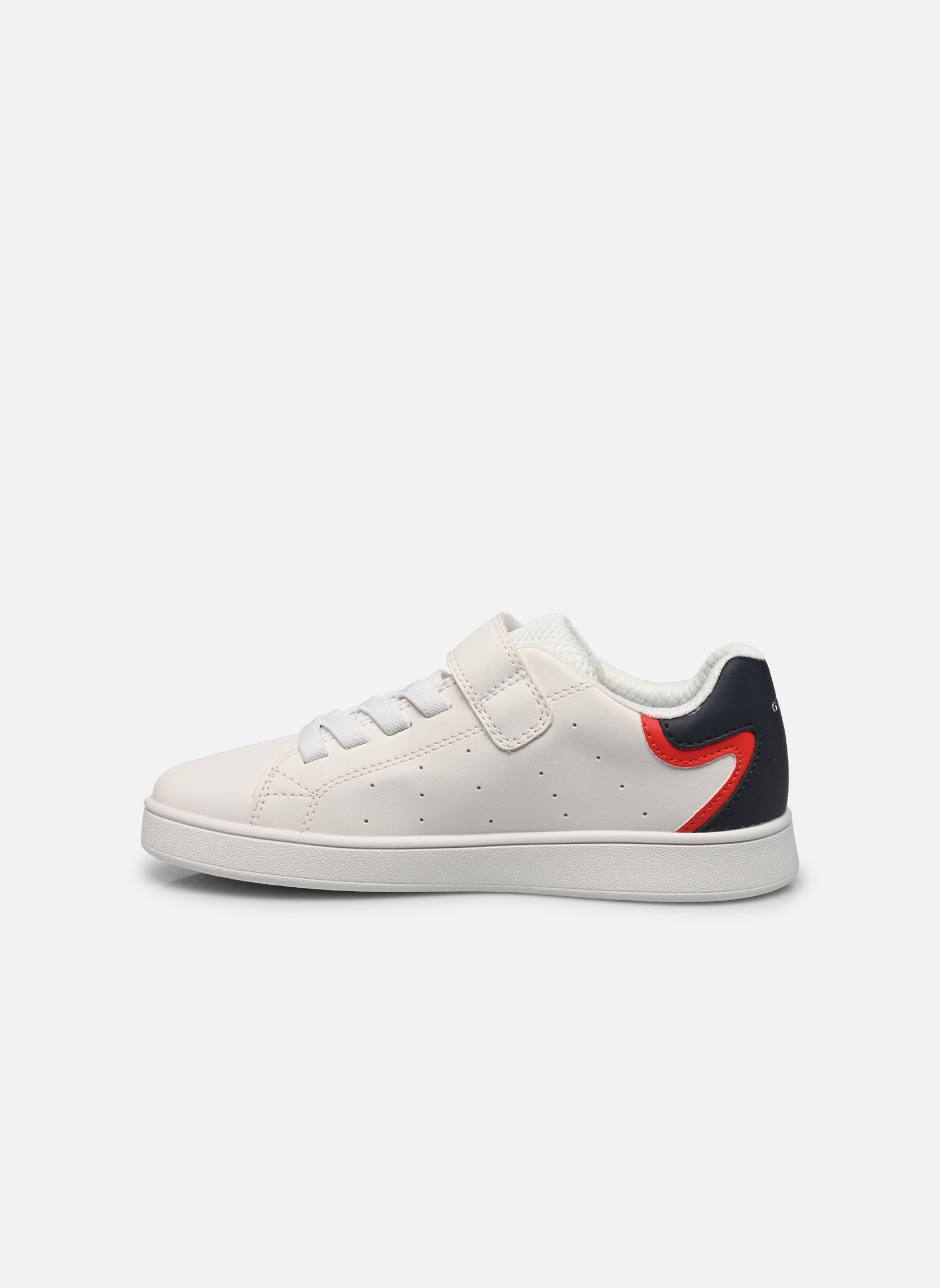 Baskets basses J ECLYPER BOY A garçon blanc Geox Baskets basses J ECLYPER BOY A garçon blanc Blanc / Bleu