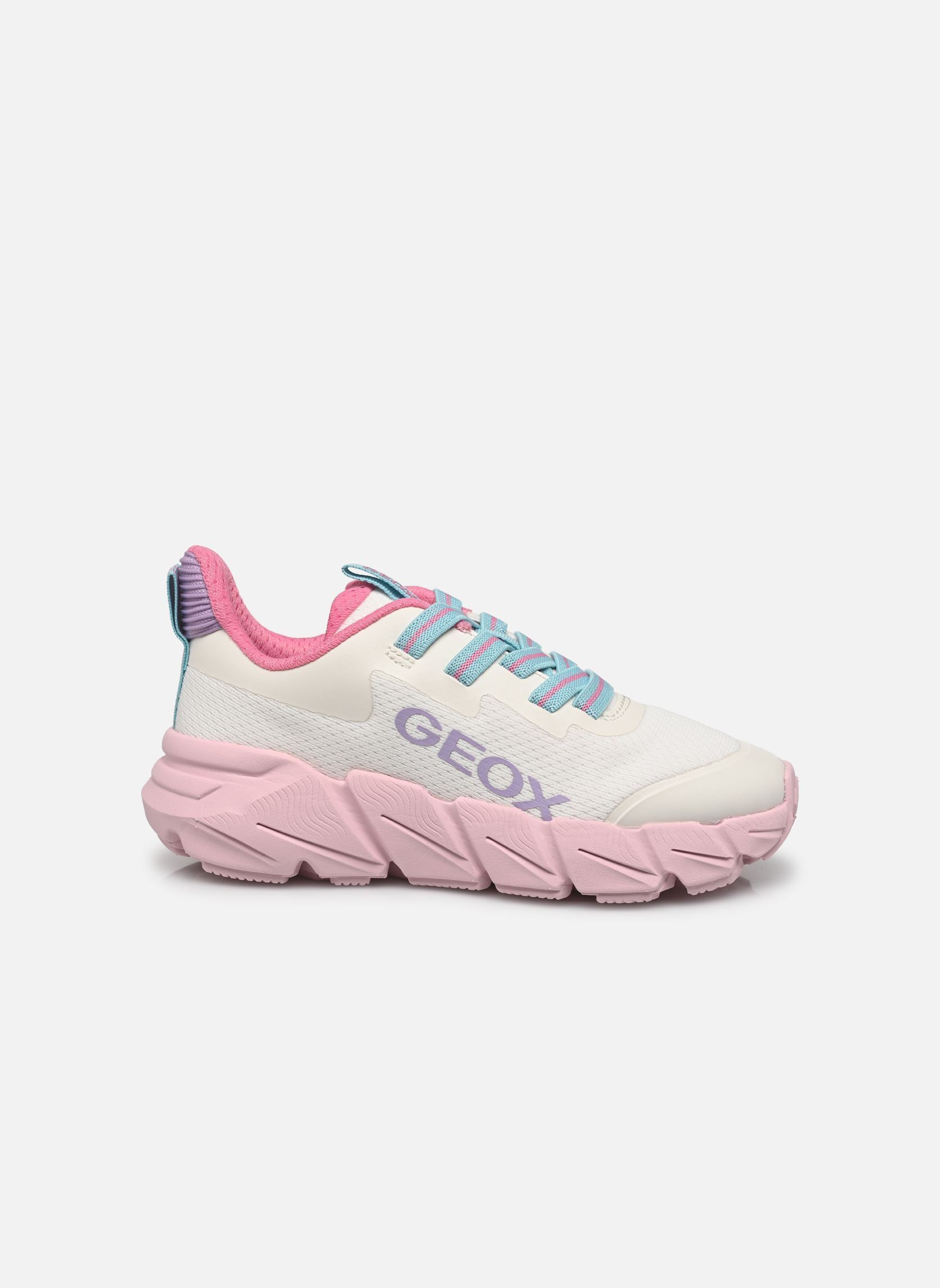 Sneaker J FLEXYPER FAST GIRL mädchen mehrfarbig Geox Sneaker J FLEXYPER FAST GIRL mädchen mehrfarbig BLANC / ROSE