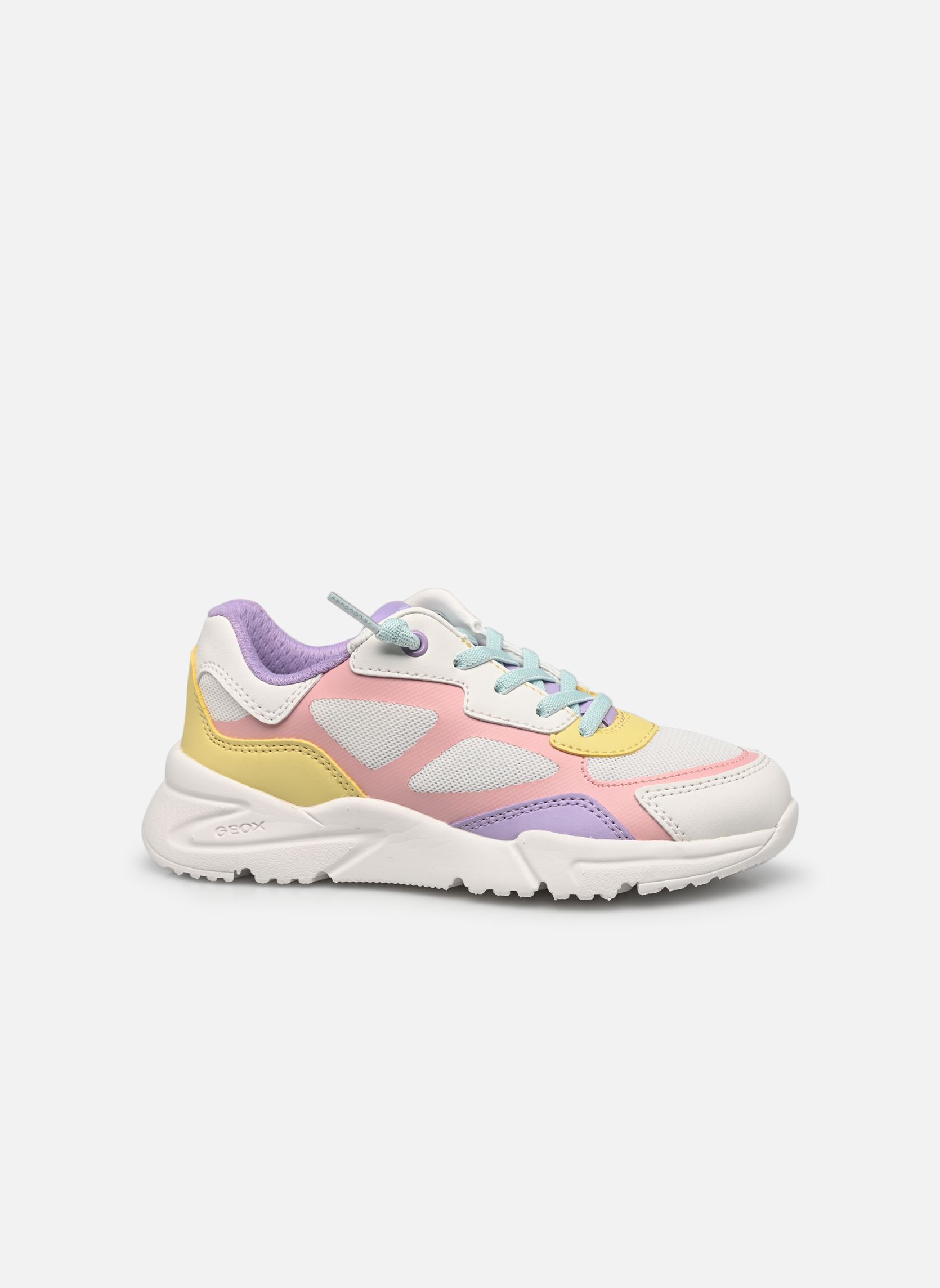 Niedrige Sneaker J LOFTUS GIRL B mädchen mehrfarbig Geox Niedrige Sneaker J LOFTUS GIRL B mädchen mehrfarbig BLANC/MULTICOLORE