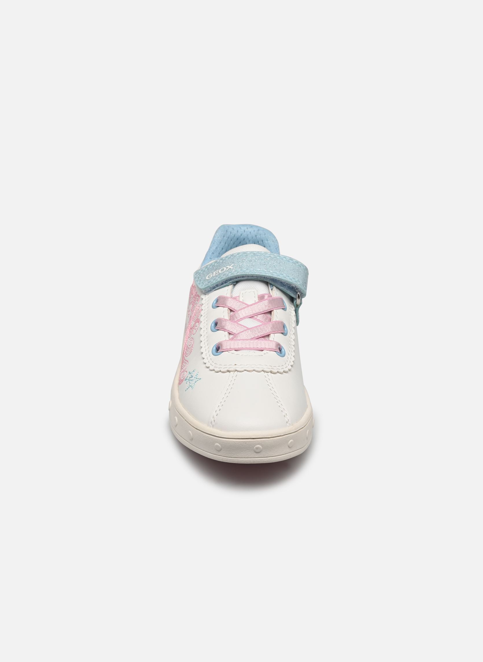 Baskets basses J SKYLIN GIRL A fille blanc Geox Baskets basses J SKYLIN GIRL A fille blanc Blanc / Rose