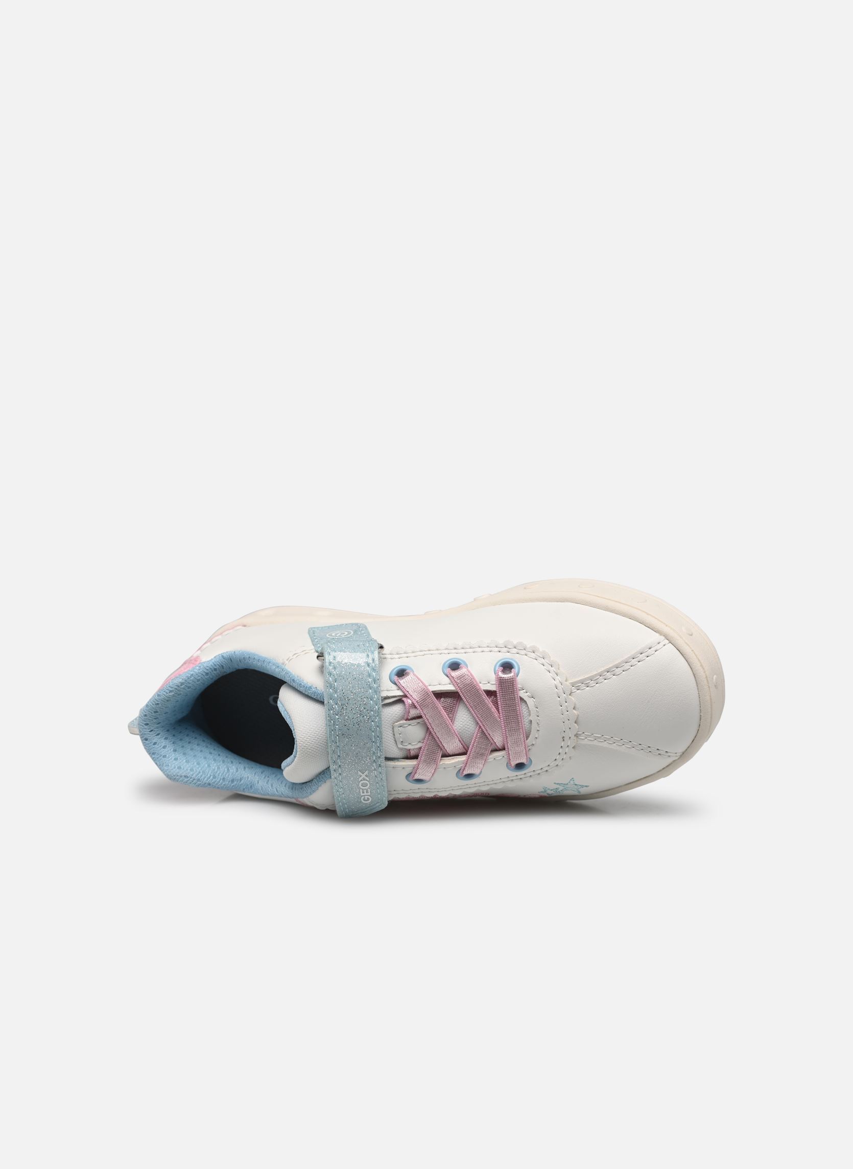 Baskets basses J SKYLIN GIRL A fille blanc Geox Baskets basses J SKYLIN GIRL A fille blanc Blanc / Rose