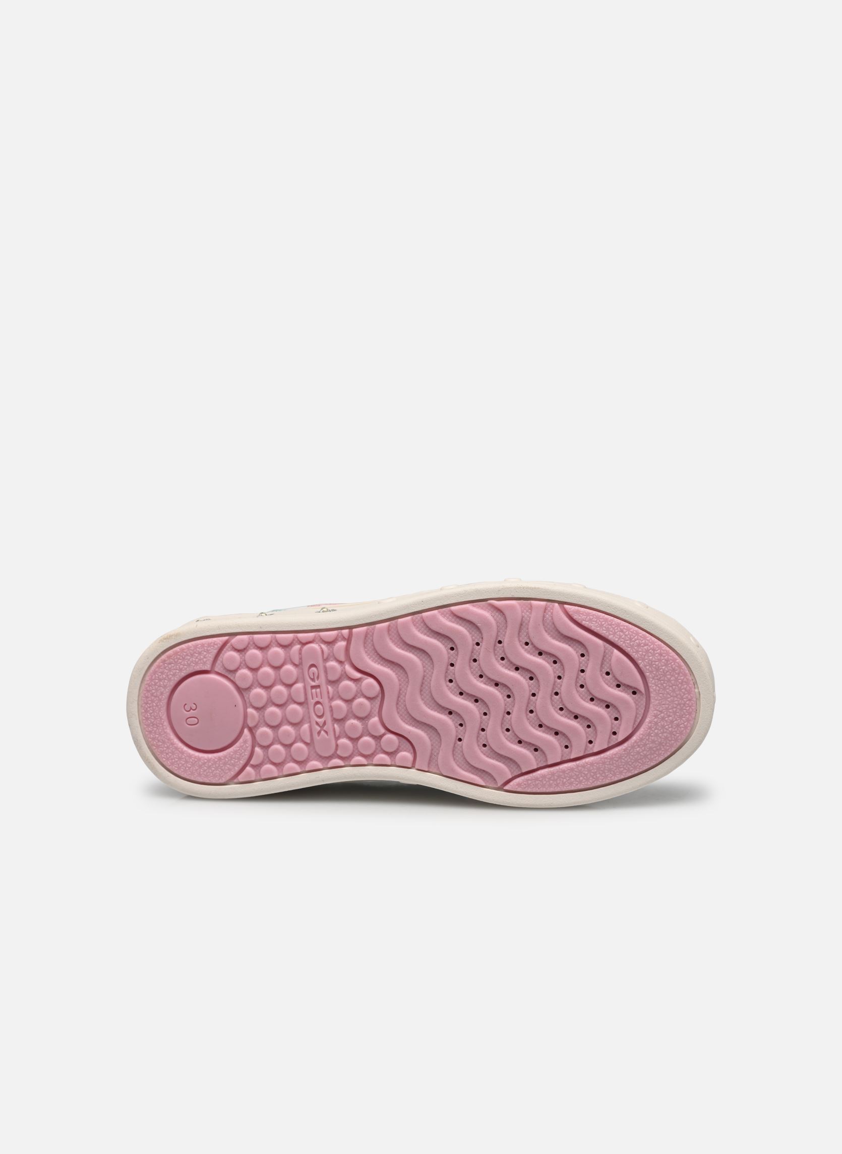 Baskets basses J SKYLIN GIRL A fille blanc Geox Baskets basses J SKYLIN GIRL A fille blanc Blanc / Rose