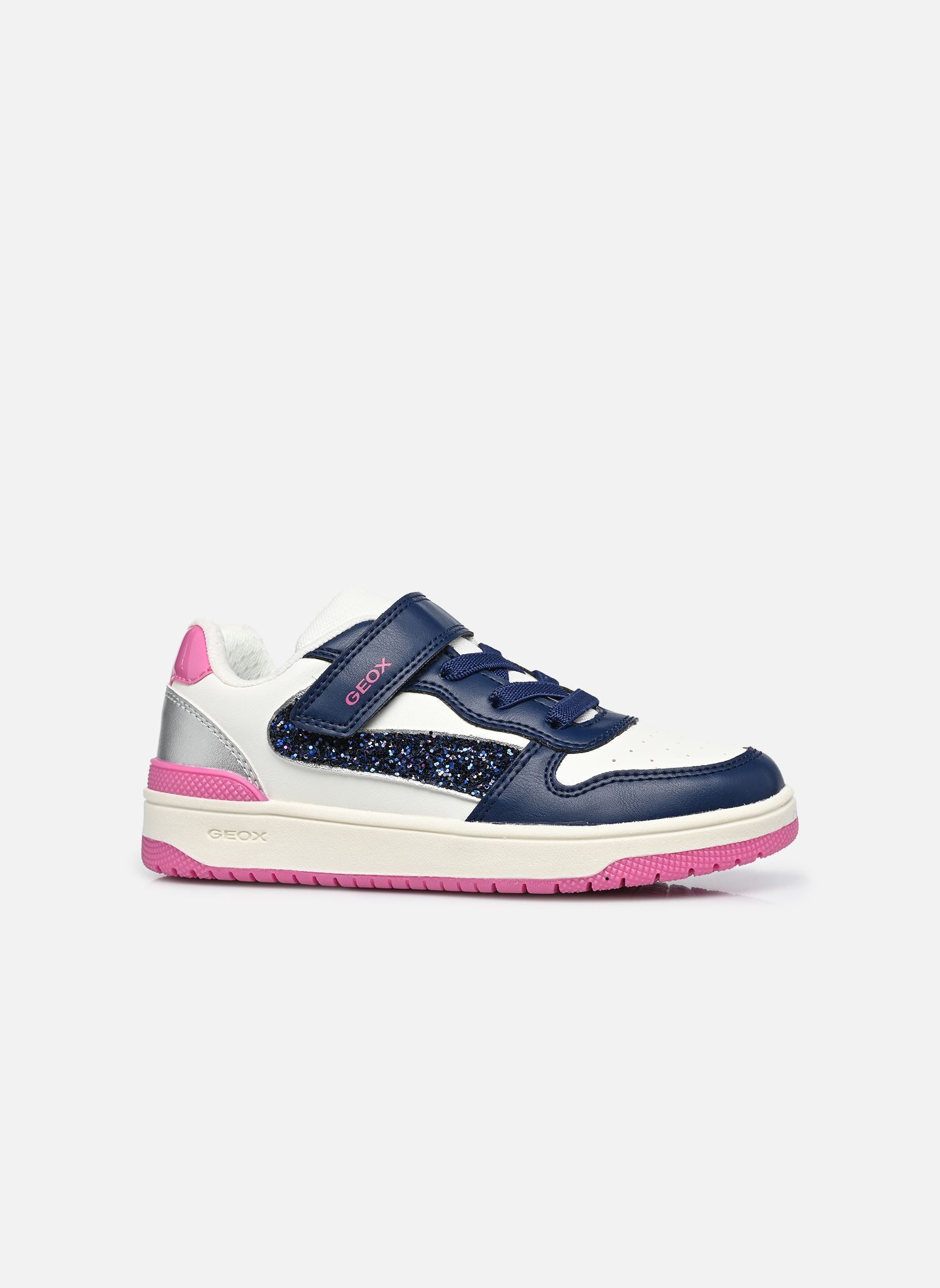 Niedrige Sneaker J WASHIBA GIRL A mädchen mehrfarbig Geox Niedrige Sneaker J WASHIBA GIRL A mädchen mehrfarbig White/blue