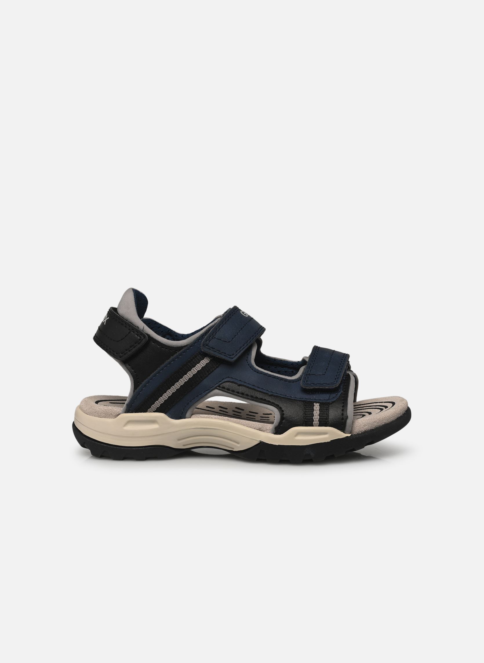Sandales J BOREALIS BOY A garçon bleu Geox Sandales J BOREALIS BOY A garçon bleu Denim/Grey