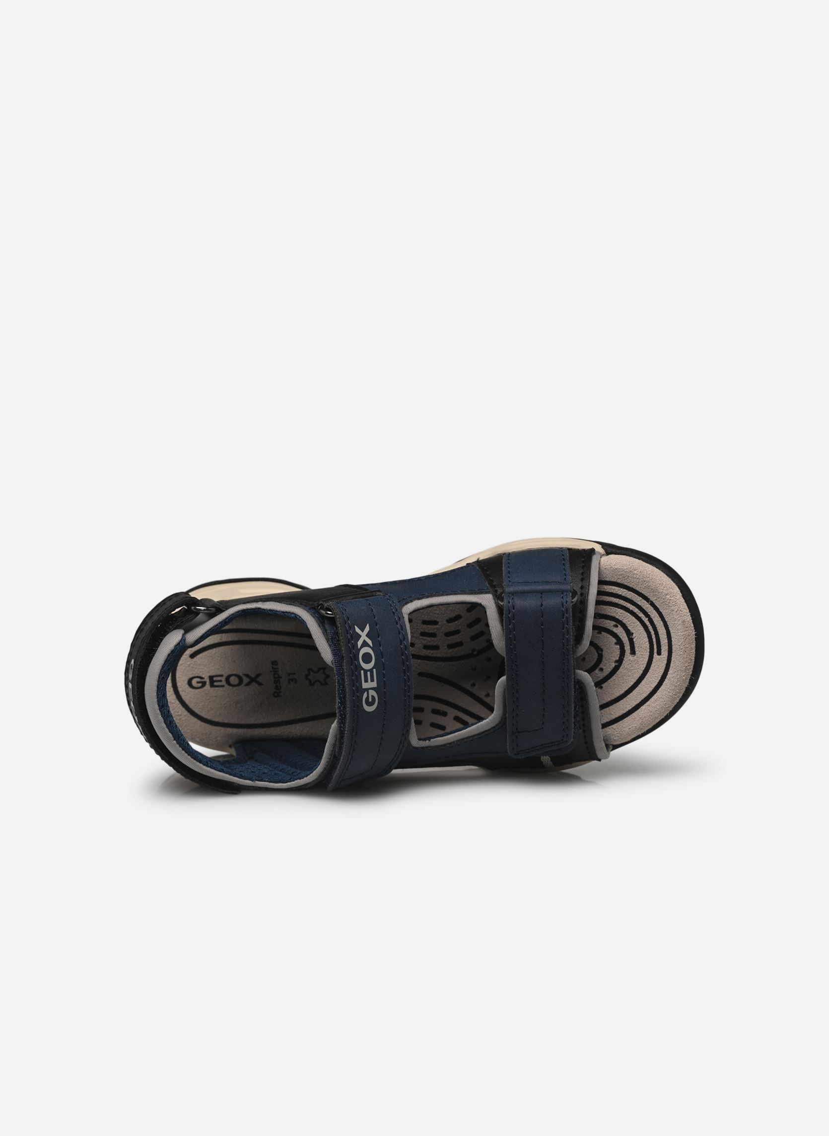 Sandales J BOREALIS BOY A garçon bleu Geox Sandales J BOREALIS BOY A garçon bleu Denim/Grey