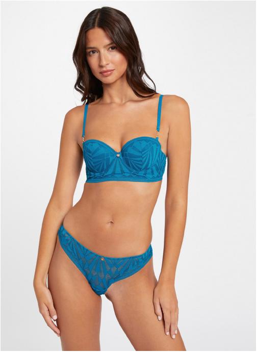 Morgan Brassières Soutien-gorge ampliforme coques moulées bleu Salomé femme bleu