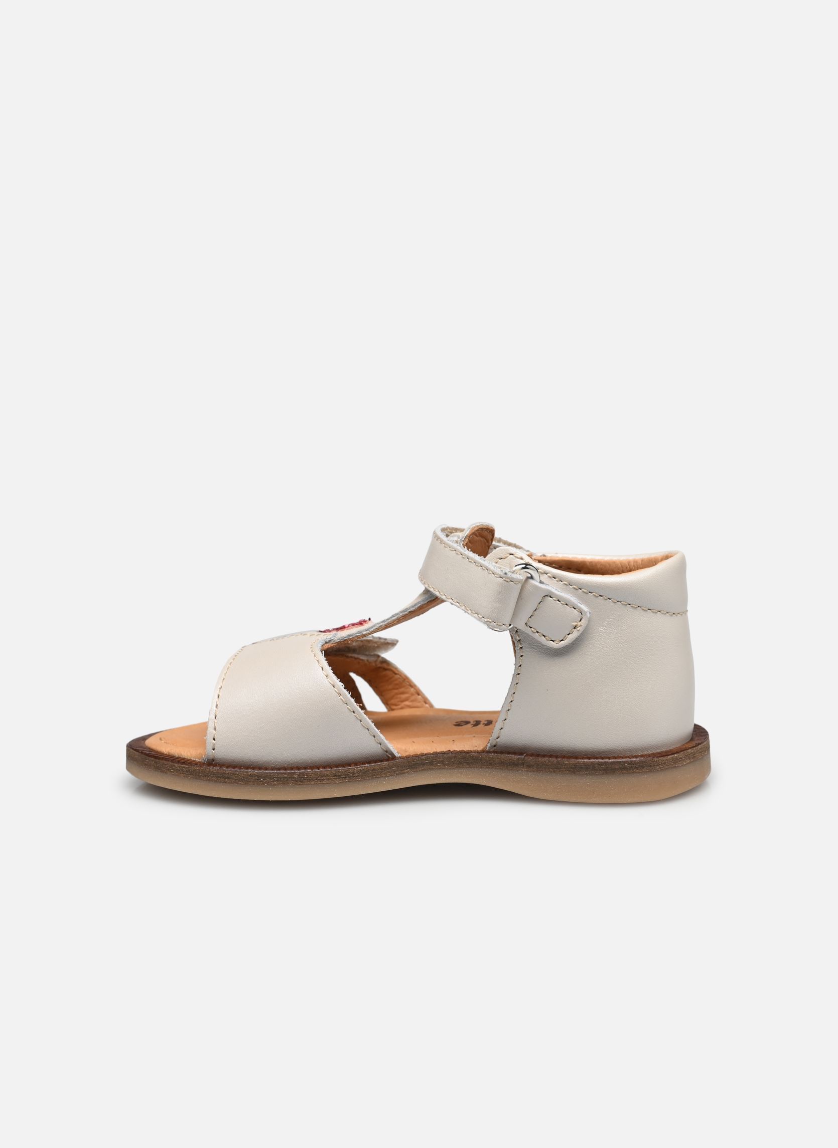 Sandales Tresor fille blanc Babybotte Sandales Tresor fille blanc IVOIRE