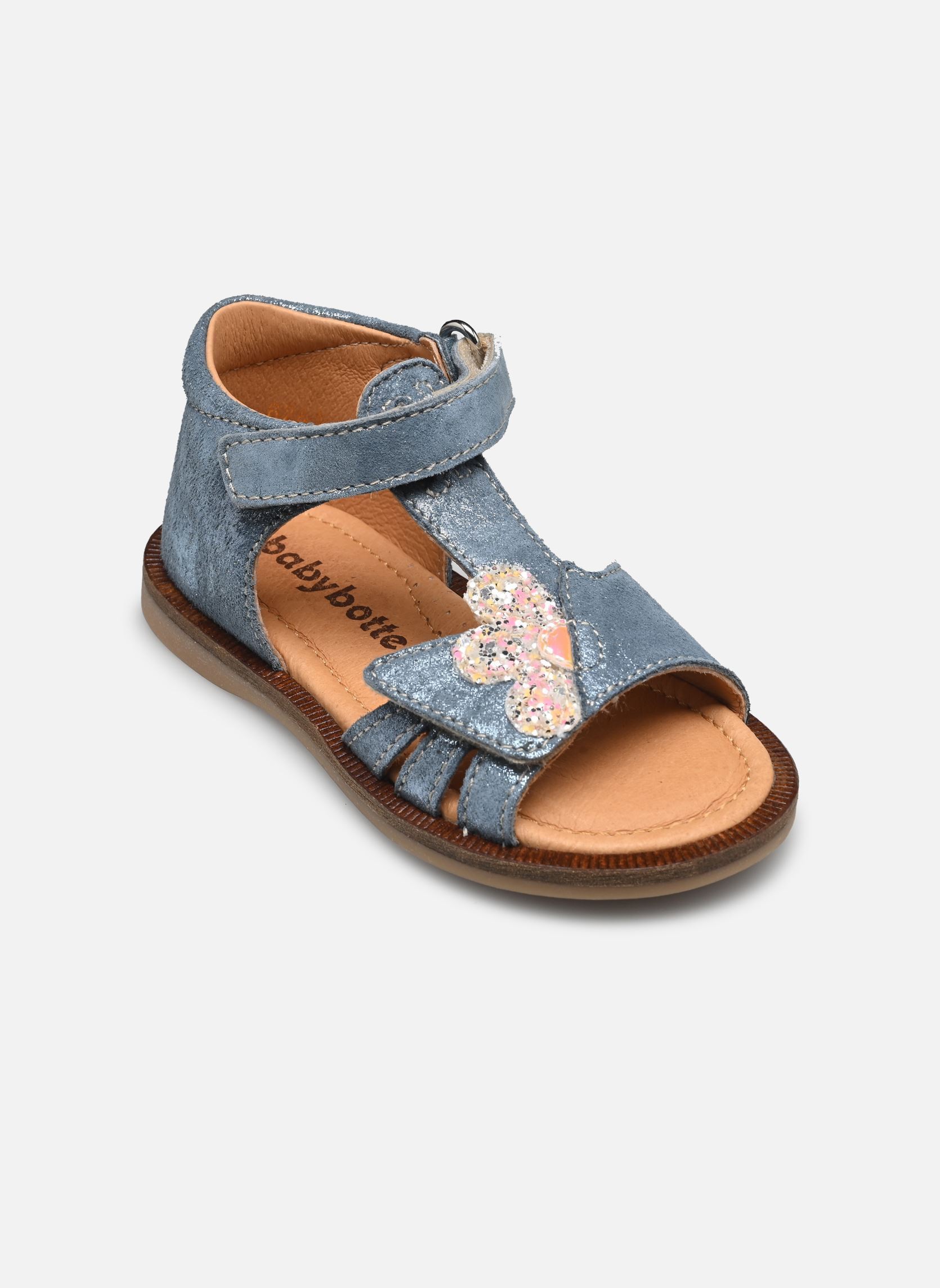 Sandalen Tresor meisjes blauw Babybotte Sandalen Tresor meisjes blauw BLEU CLAIR