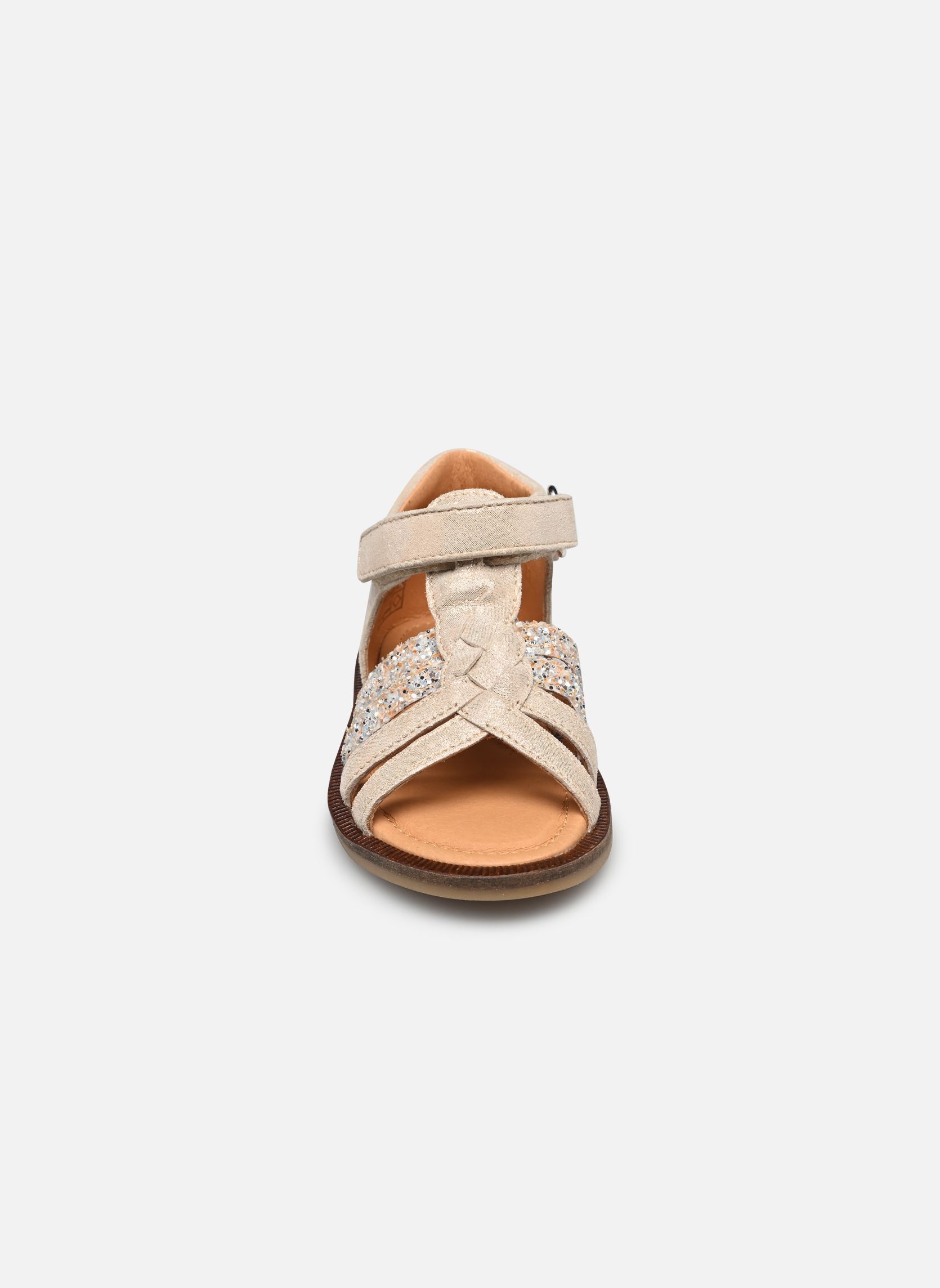 Sandalen Tourbillon V. mädchen silber Babybotte Sandalen Tourbillon V. mädchen silber BLANC