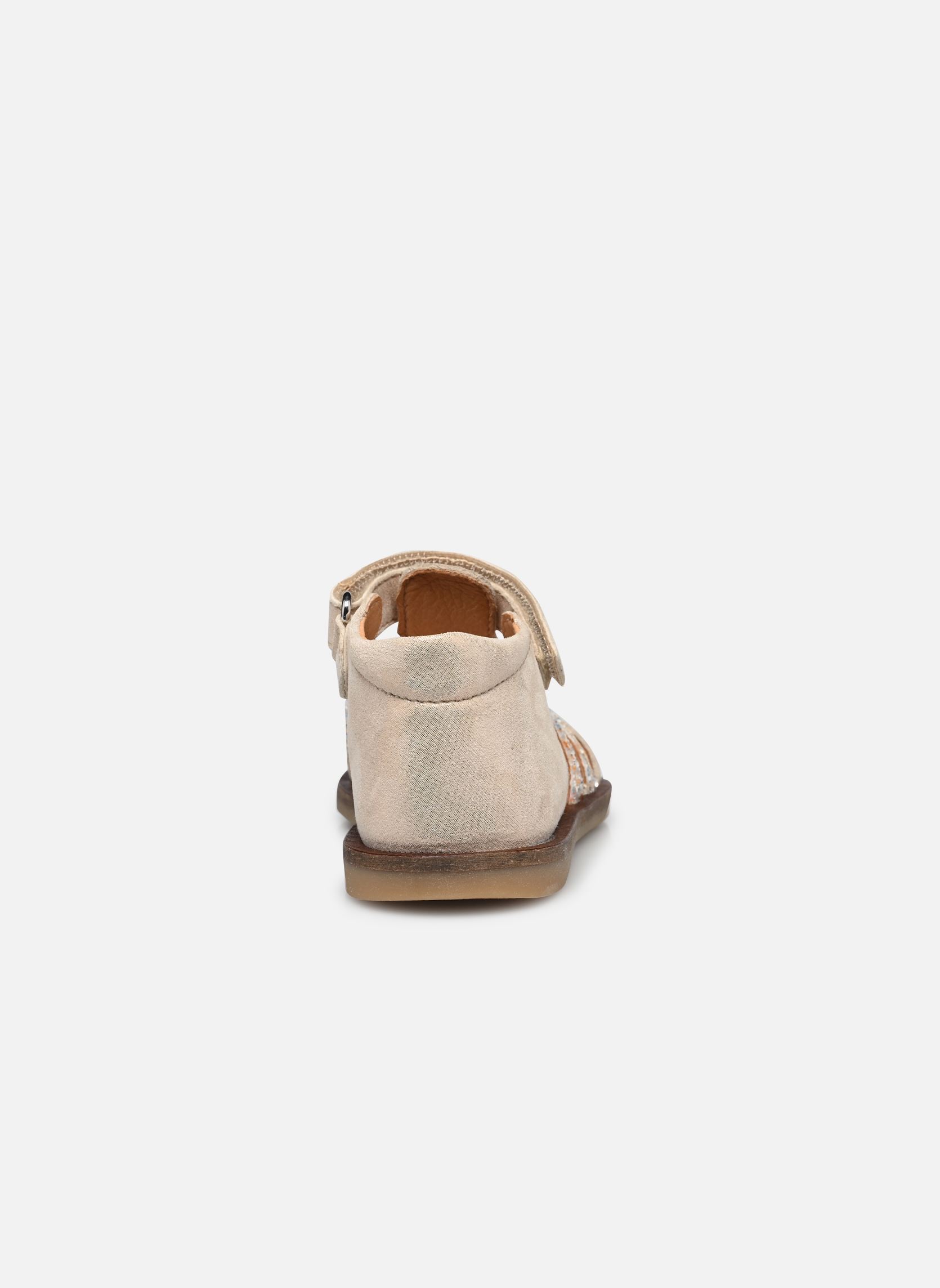 Sandalen Tourbillon V. mädchen silber Babybotte Sandalen Tourbillon V. mädchen silber BLANC