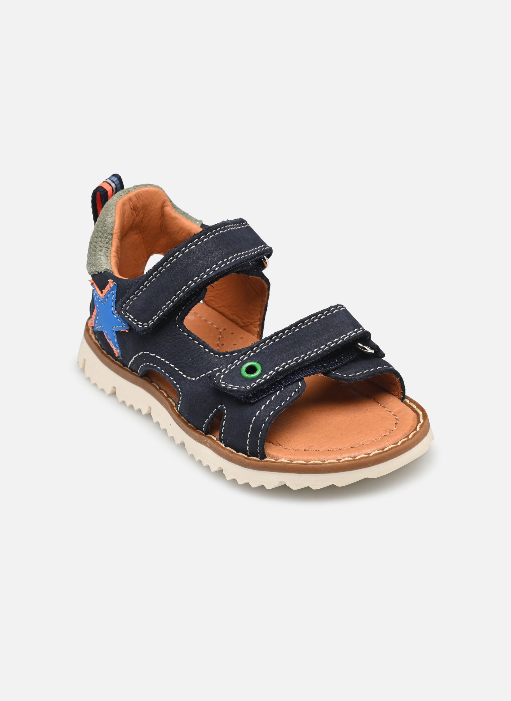 Sandales Teddy garçon bleu Babybotte Sandales Teddy garçon bleu BLEU
